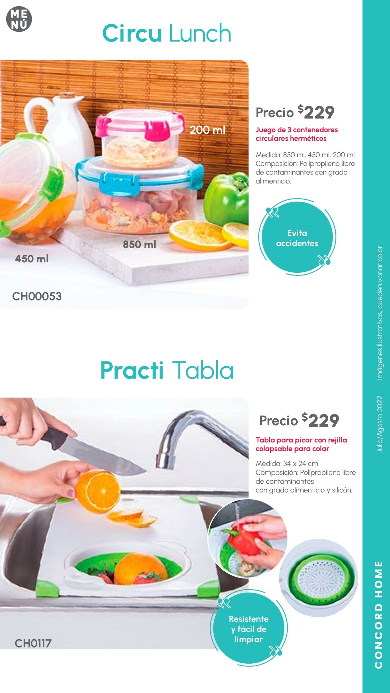 Catálogo Colchas Concord 01.07.2022 - 31.08.2022