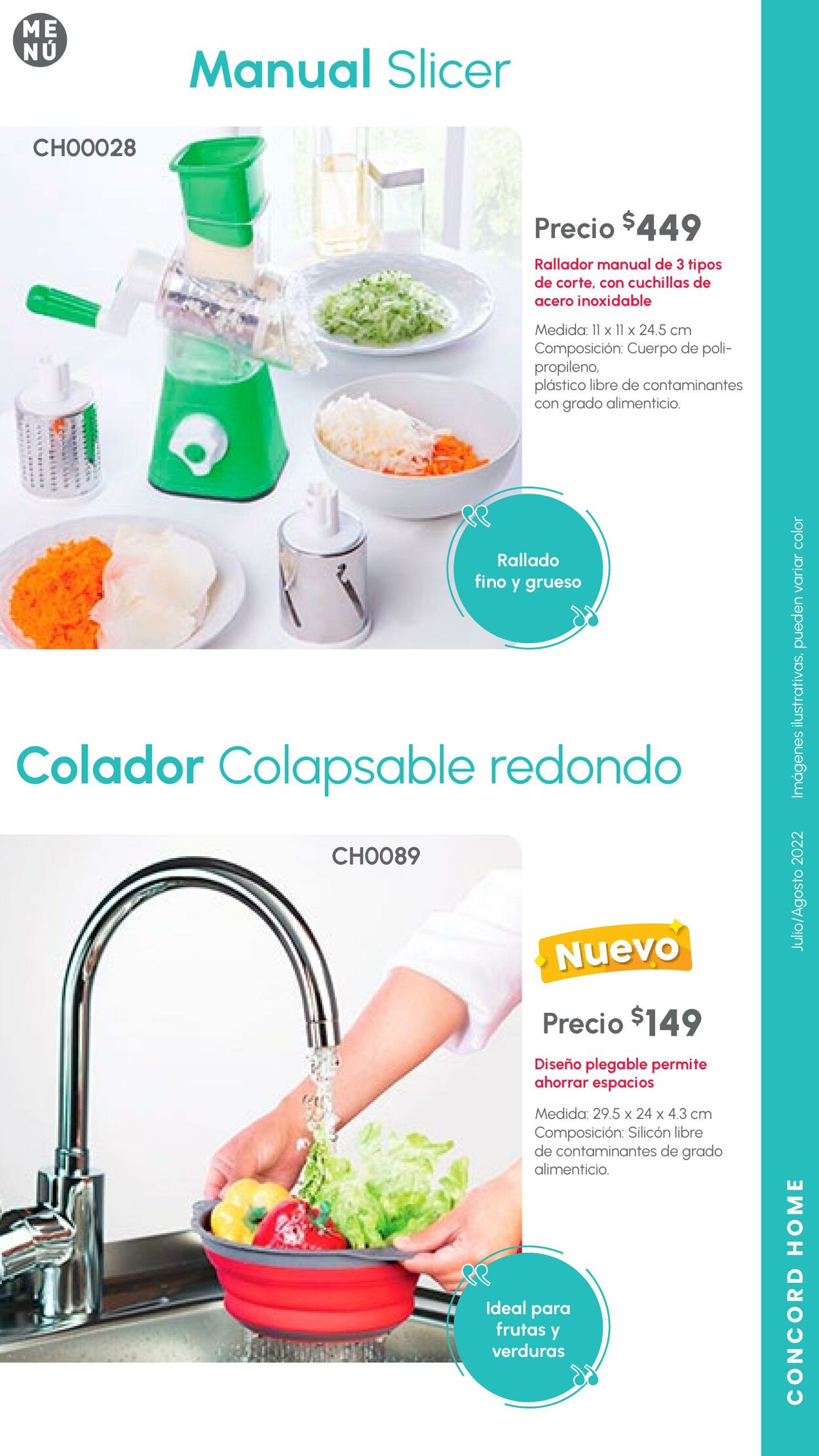 Catálogo Colchas Concord 01.07.2022 - 31.08.2022