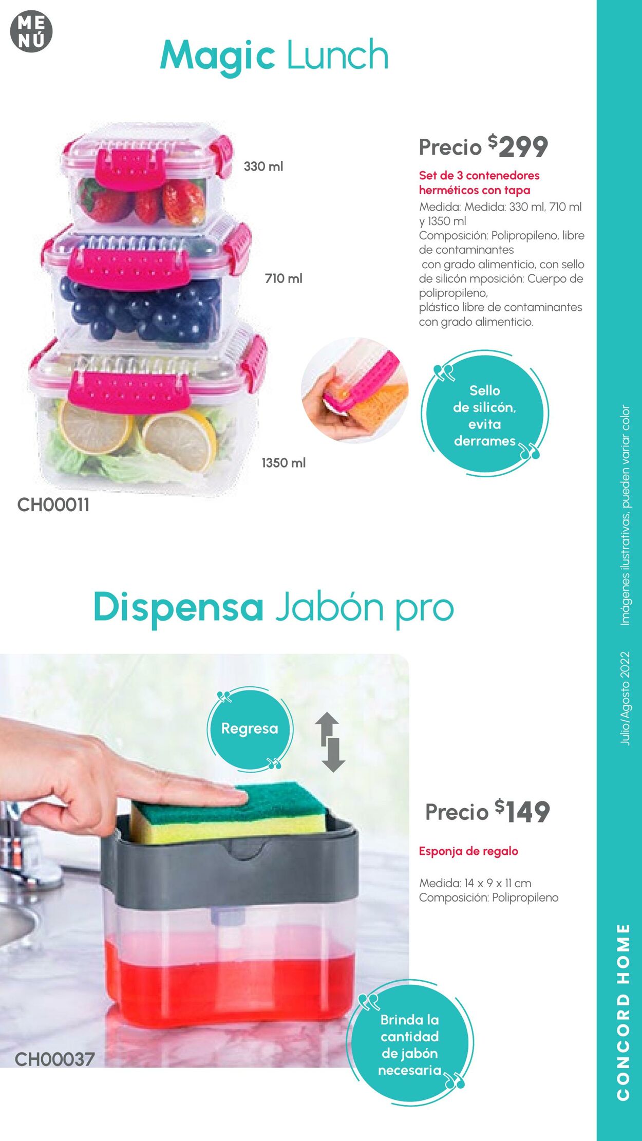 Catálogo Colchas Concord 01.07.2022 - 31.08.2022