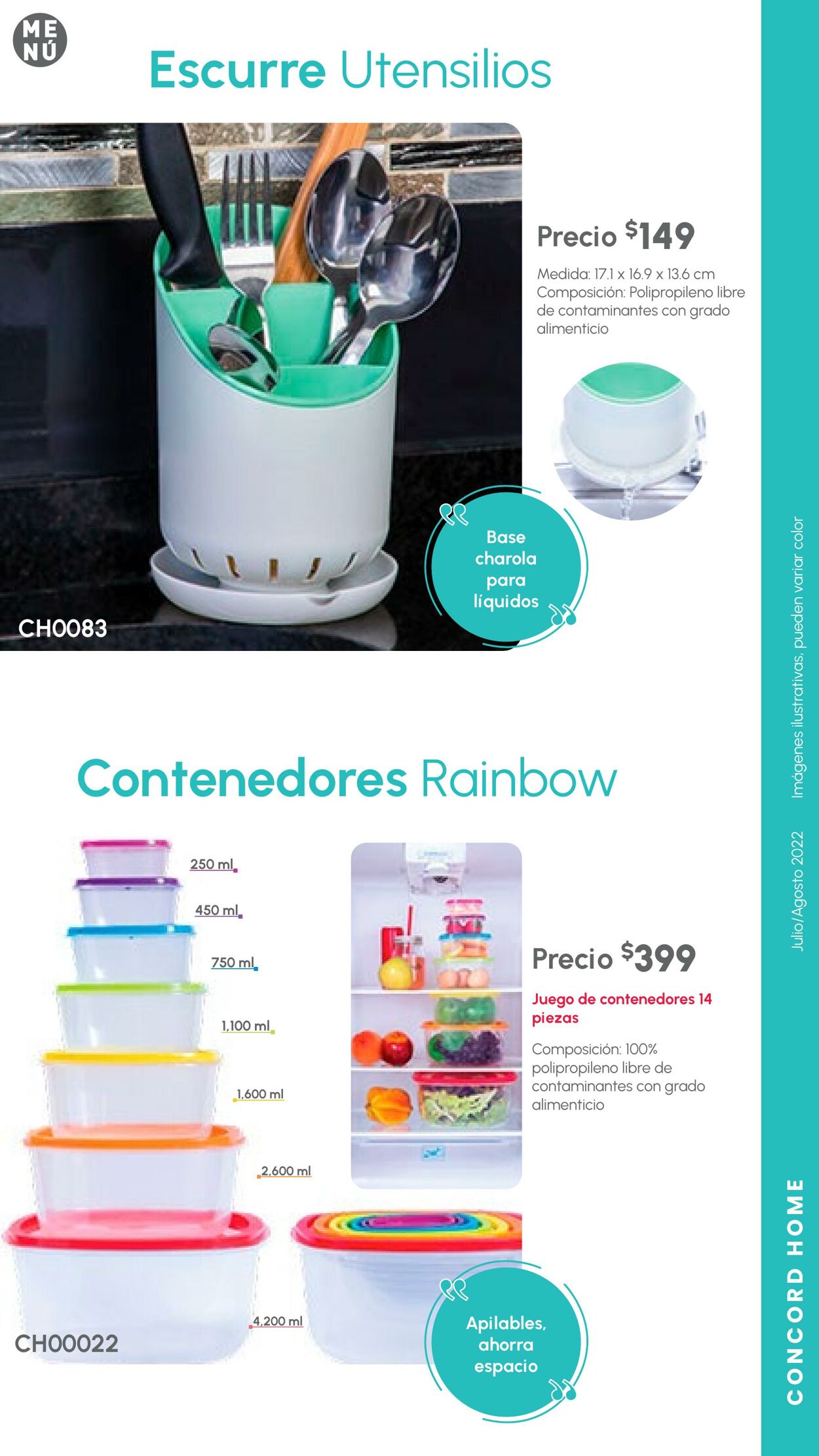 Catálogo Colchas Concord 01.07.2022 - 31.08.2022