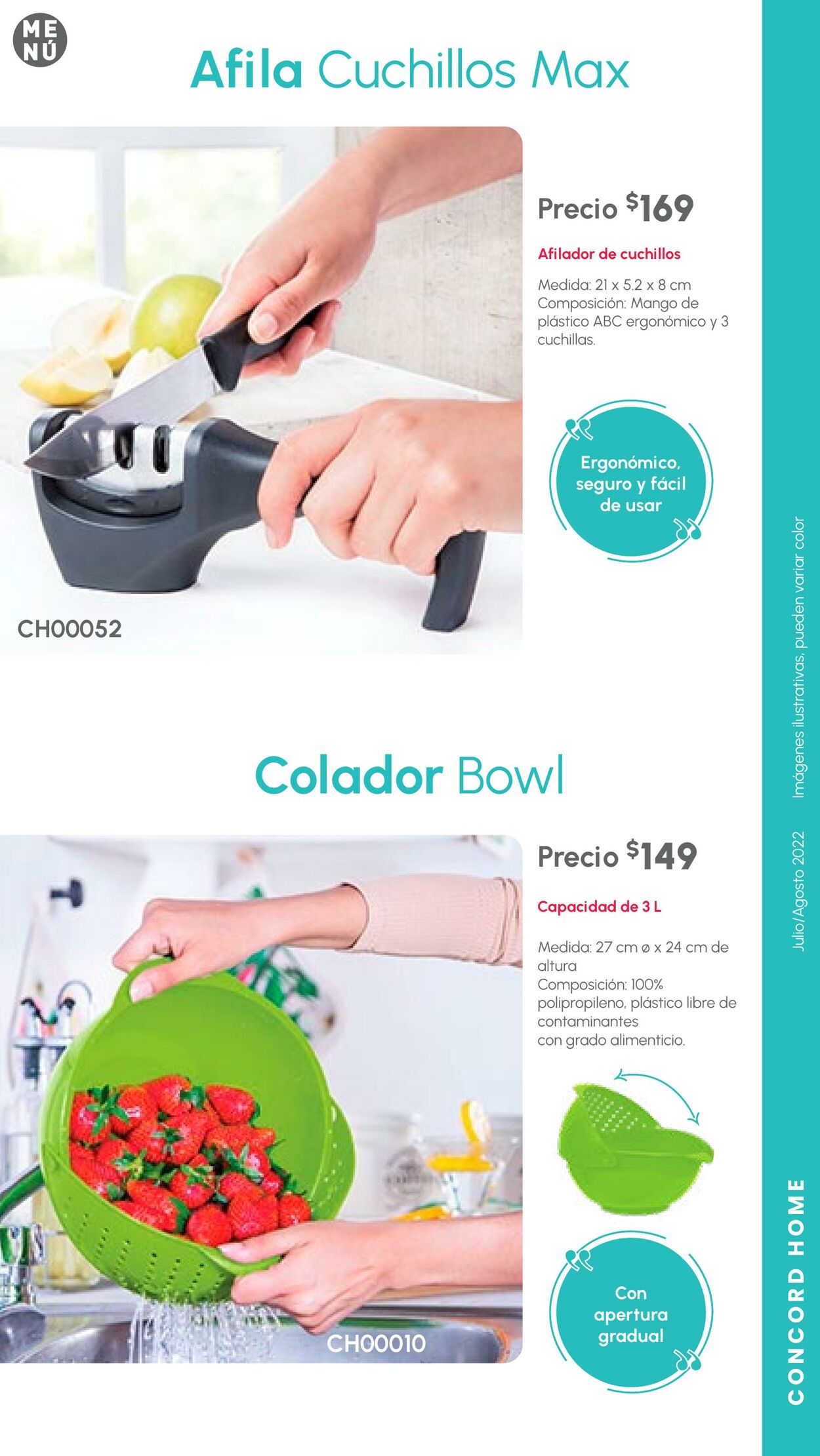 Catálogo Colchas Concord 01.07.2022 - 31.08.2022