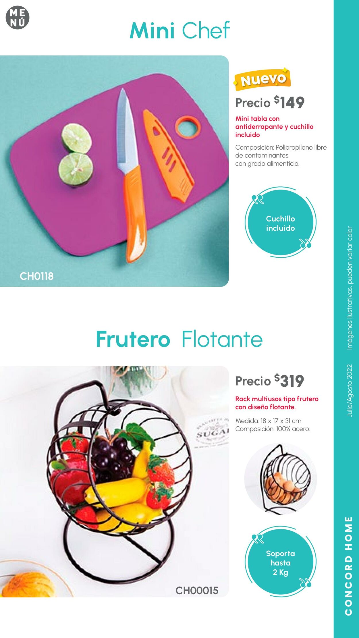 Catálogo Colchas Concord 01.07.2022 - 31.08.2022