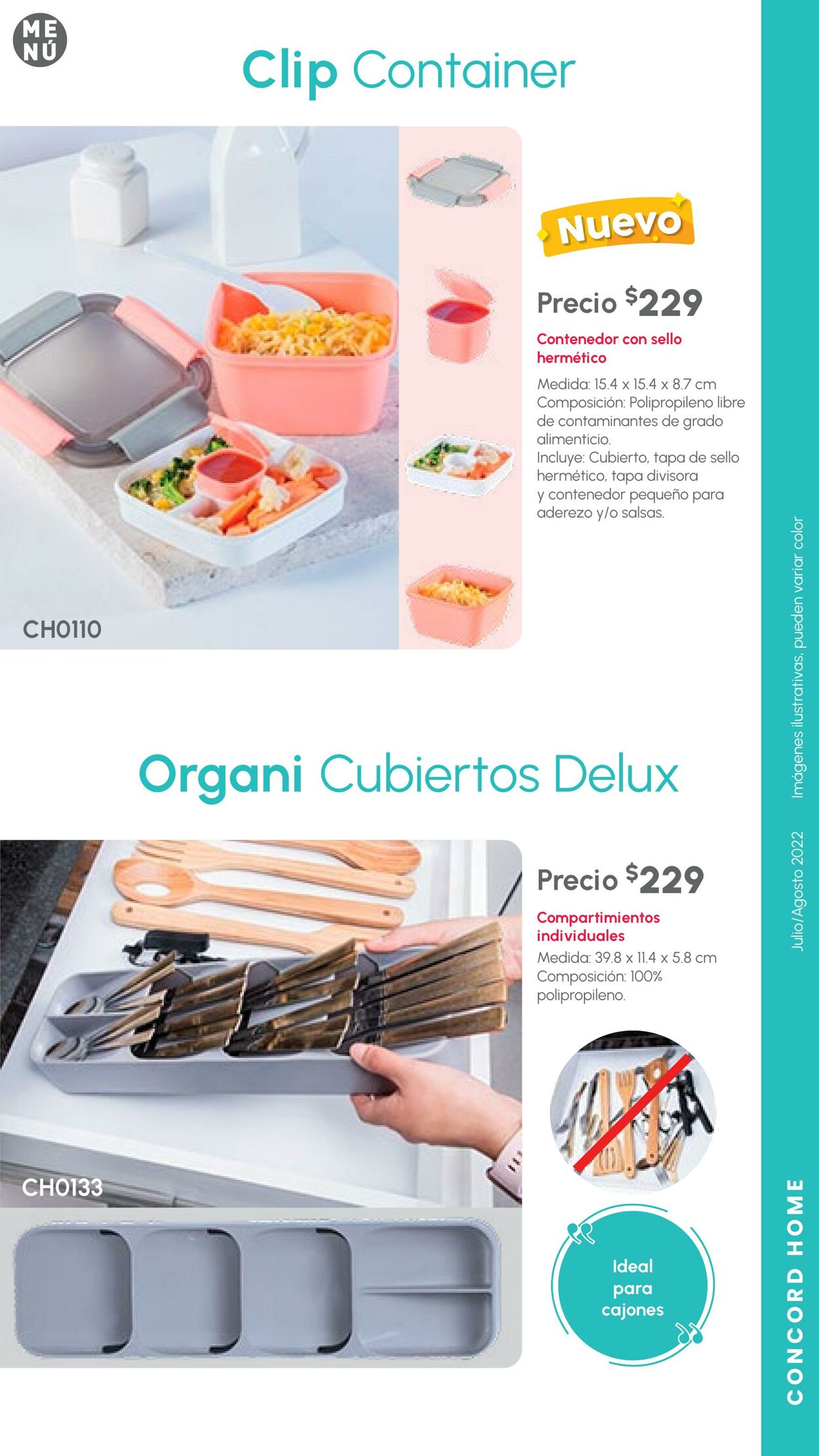 Catálogo Colchas Concord 01.07.2022 - 31.08.2022