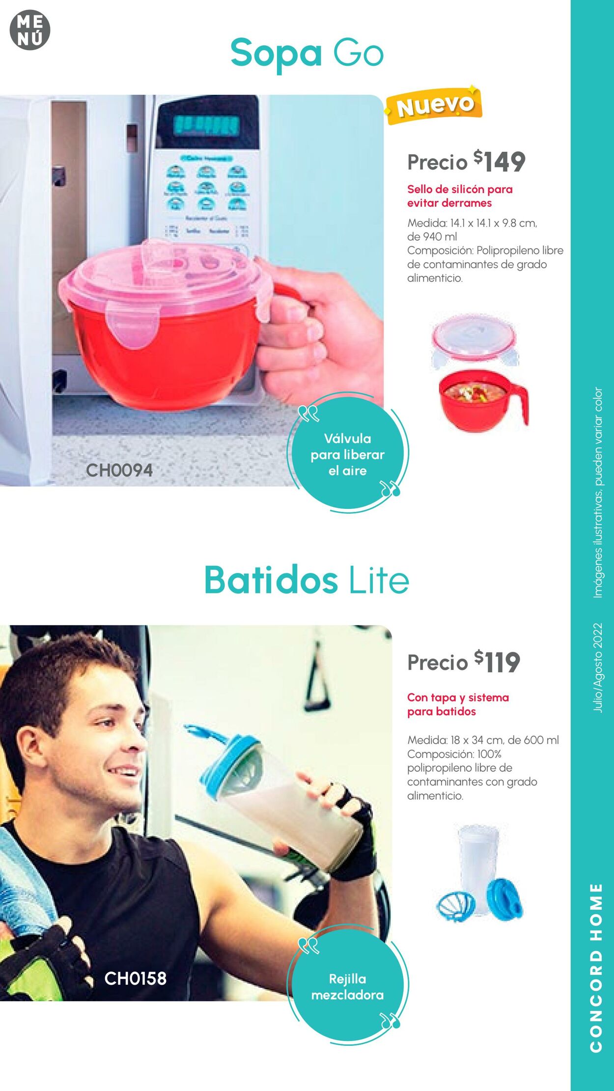 Catálogo Colchas Concord 01.07.2022 - 31.08.2022