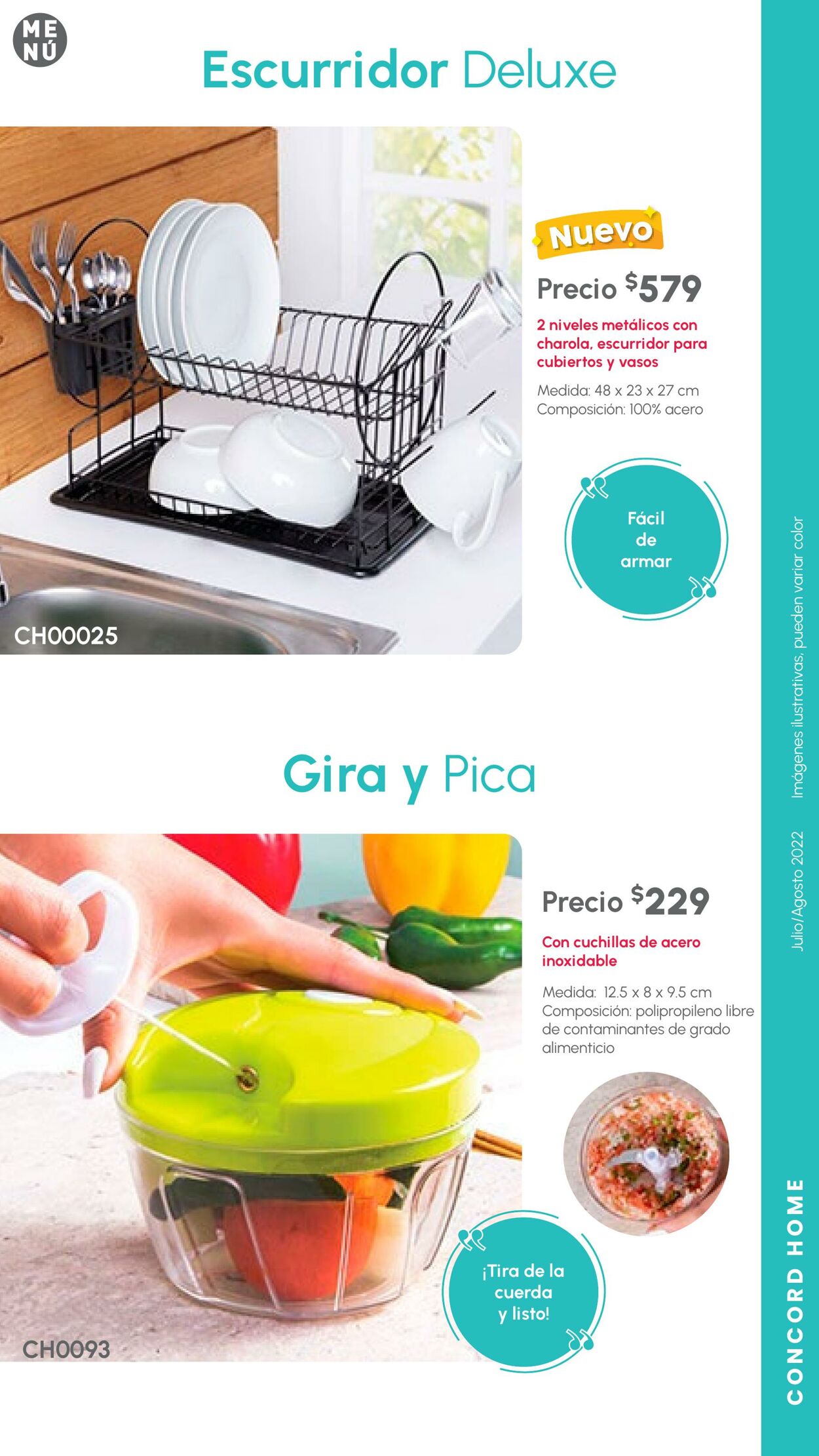 Catálogo Colchas Concord 01.07.2022 - 31.08.2022