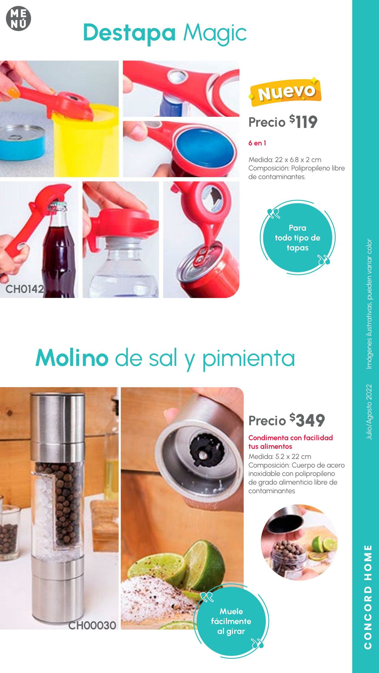 Catálogo Colchas Concord 01.07.2022 - 31.08.2022