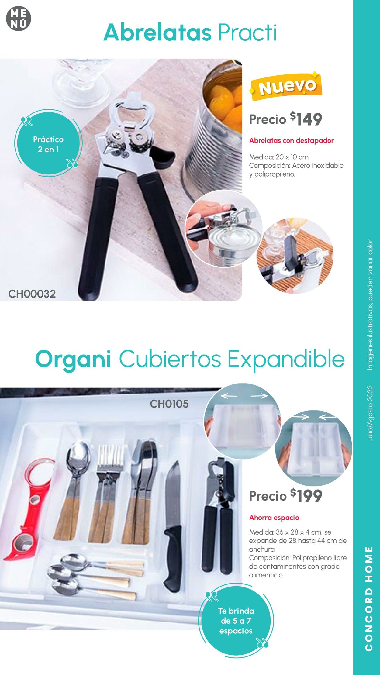 Catálogo Colchas Concord 01.07.2022 - 31.08.2022