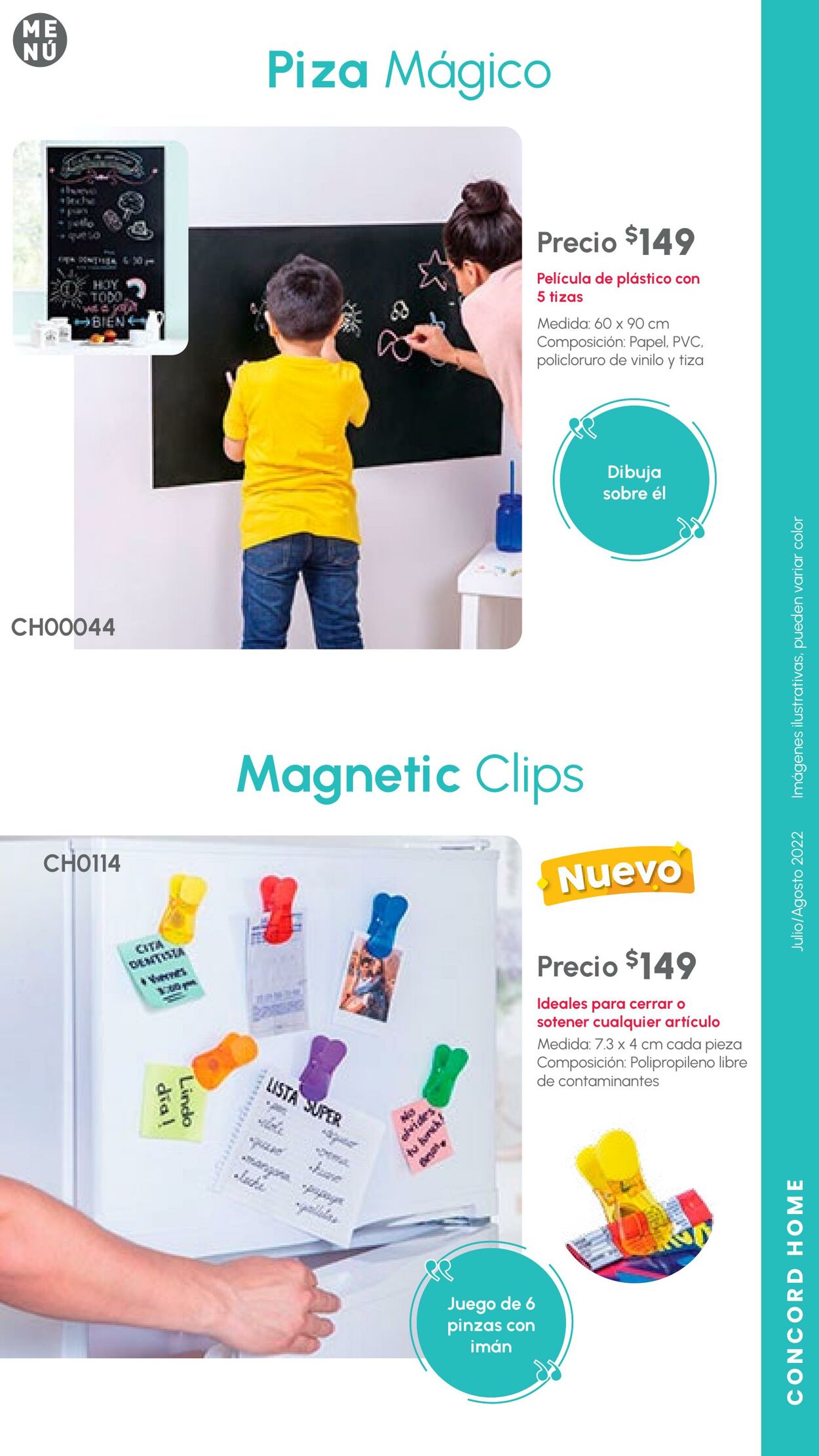 Catálogo Colchas Concord 01.07.2022 - 31.08.2022