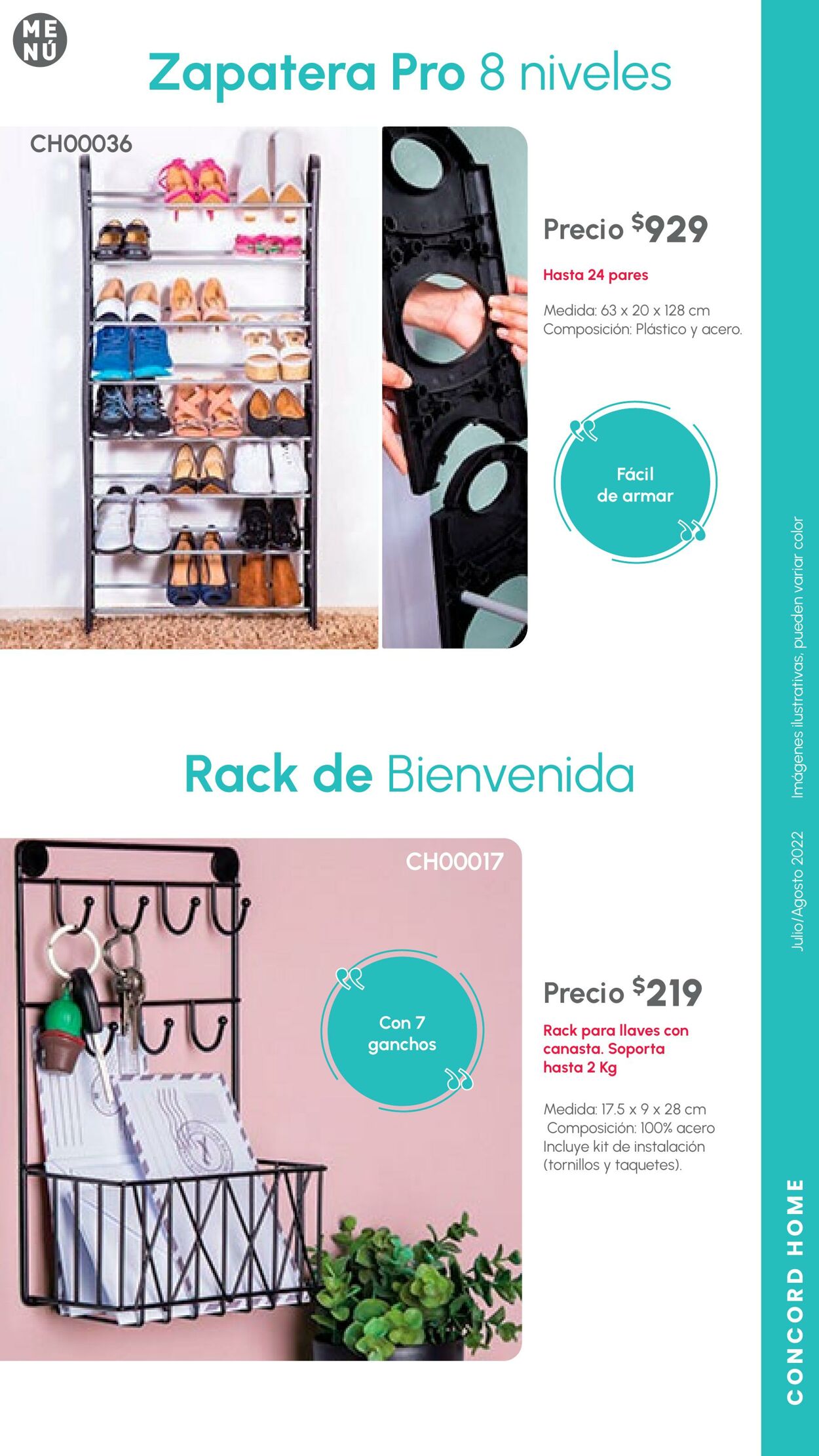 Catálogo Colchas Concord 01.07.2022 - 31.08.2022