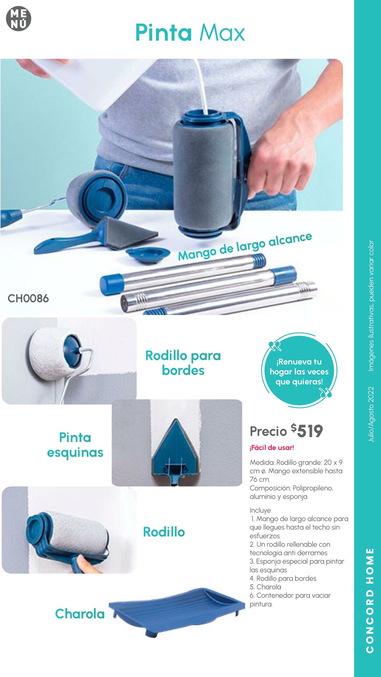 Catálogo Colchas Concord 01.07.2022 - 31.08.2022