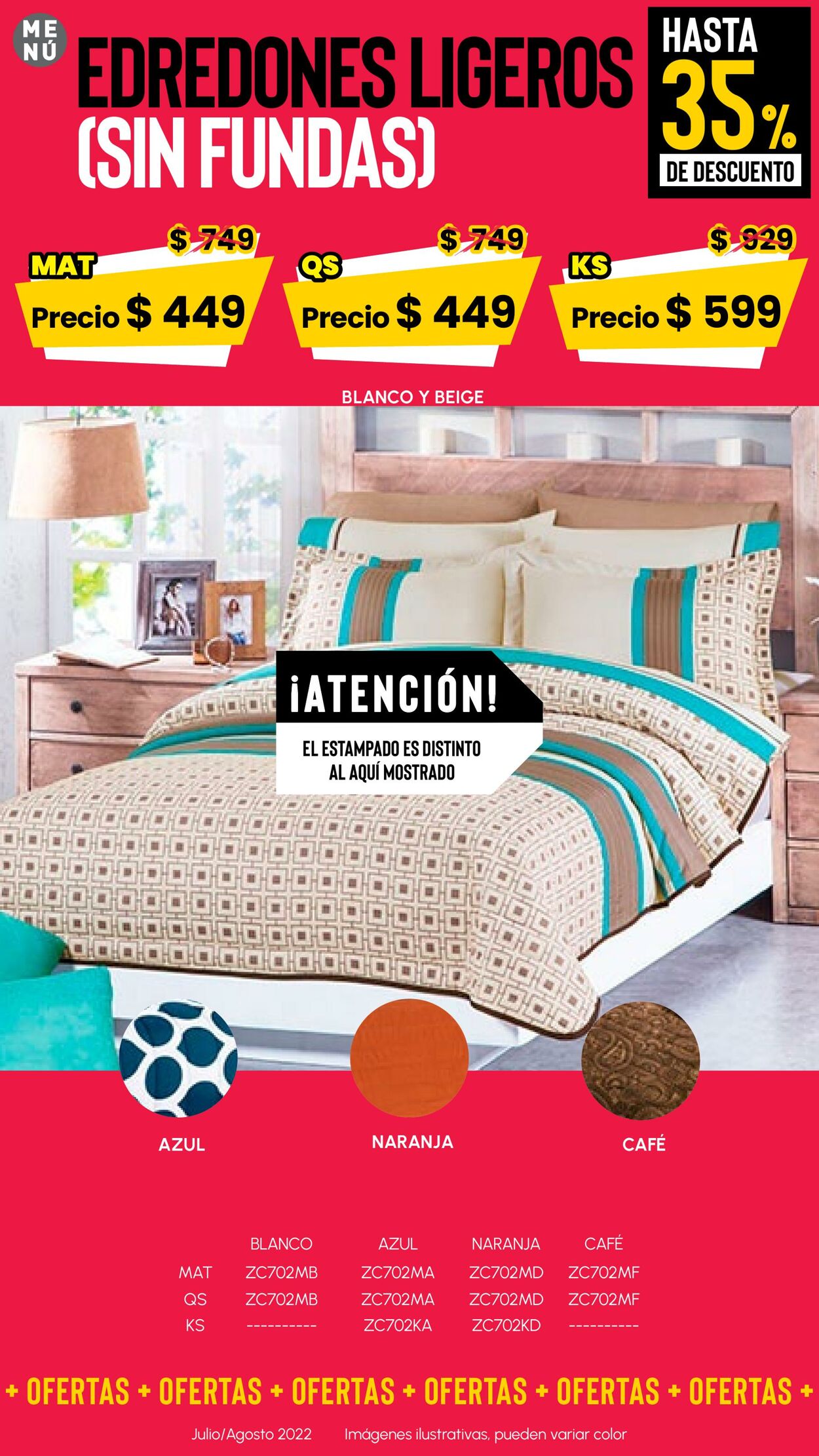 Catálogo Colchas Concord 01.07.2022 - 31.08.2022