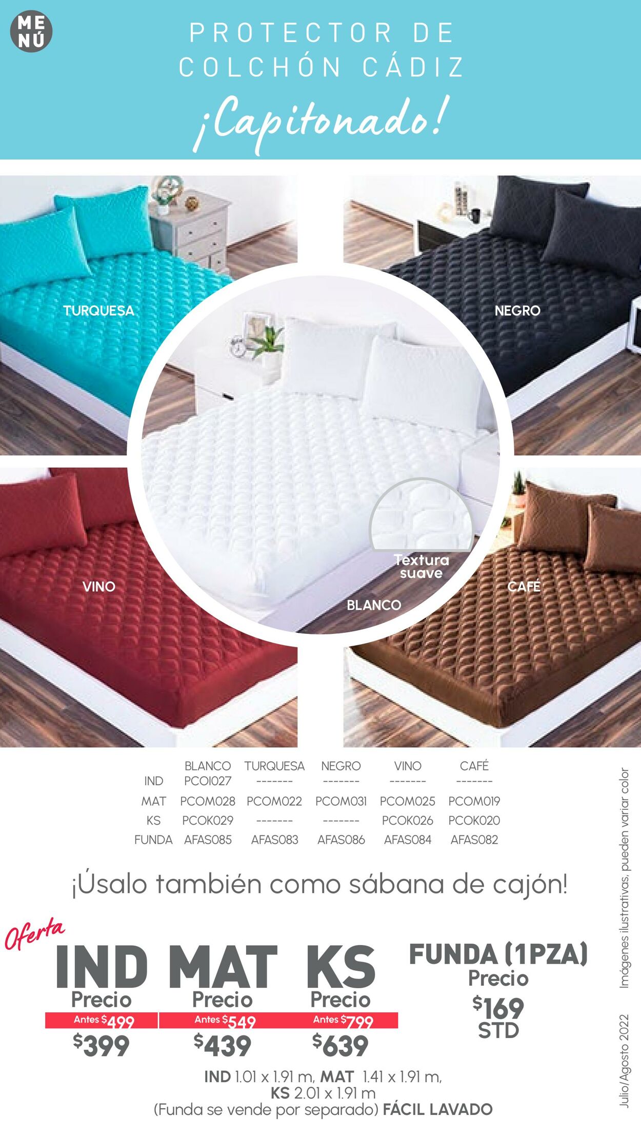 Catálogo Colchas Concord 01.07.2022 - 31.08.2022