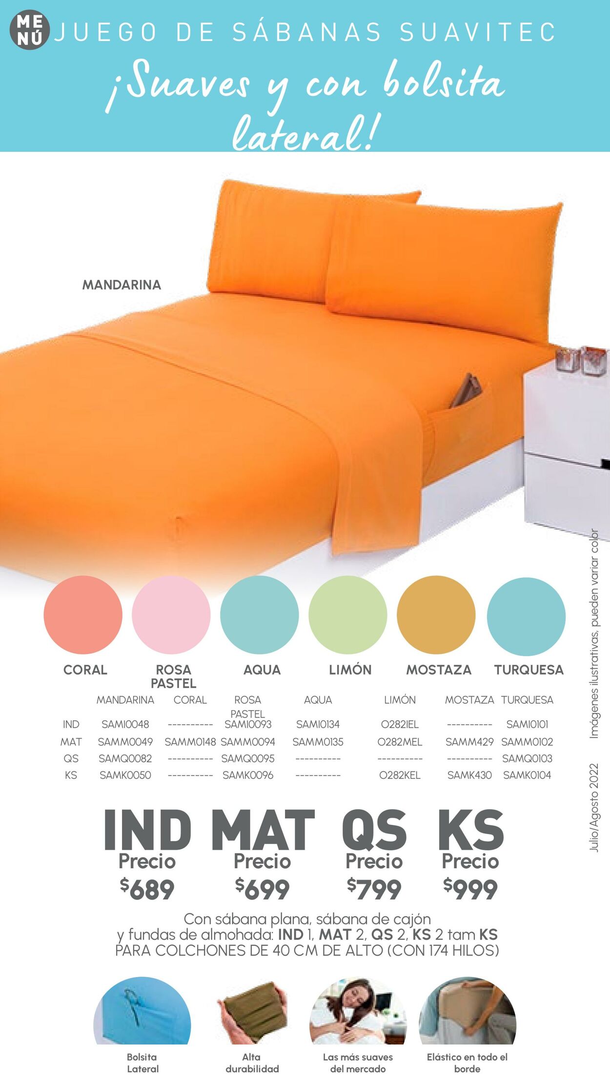 Catálogo Colchas Concord 01.07.2022 - 31.08.2022