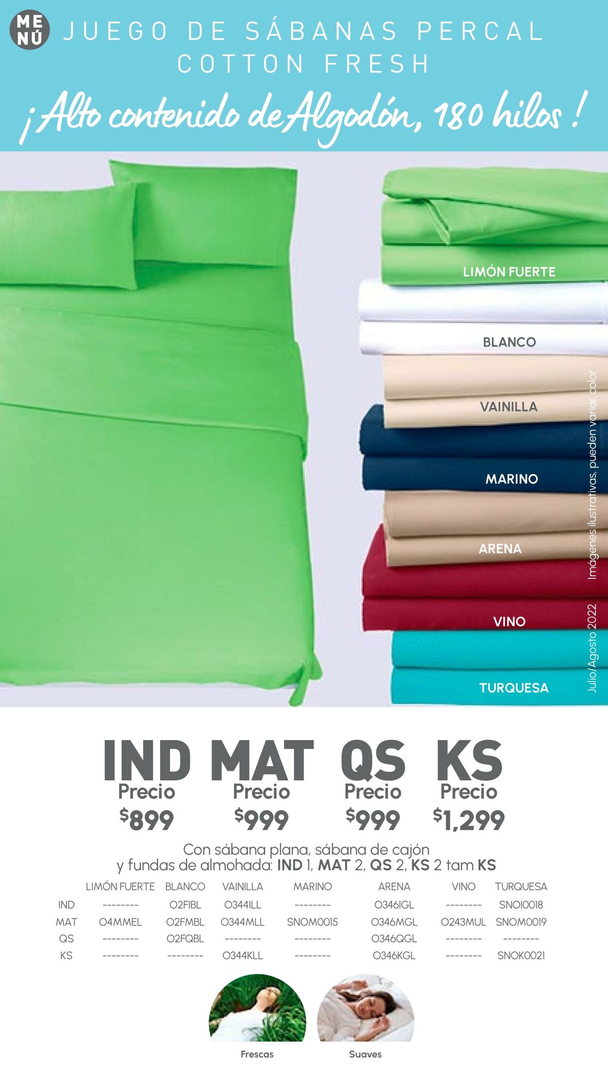 Catálogo Colchas Concord 01.07.2022 - 31.08.2022