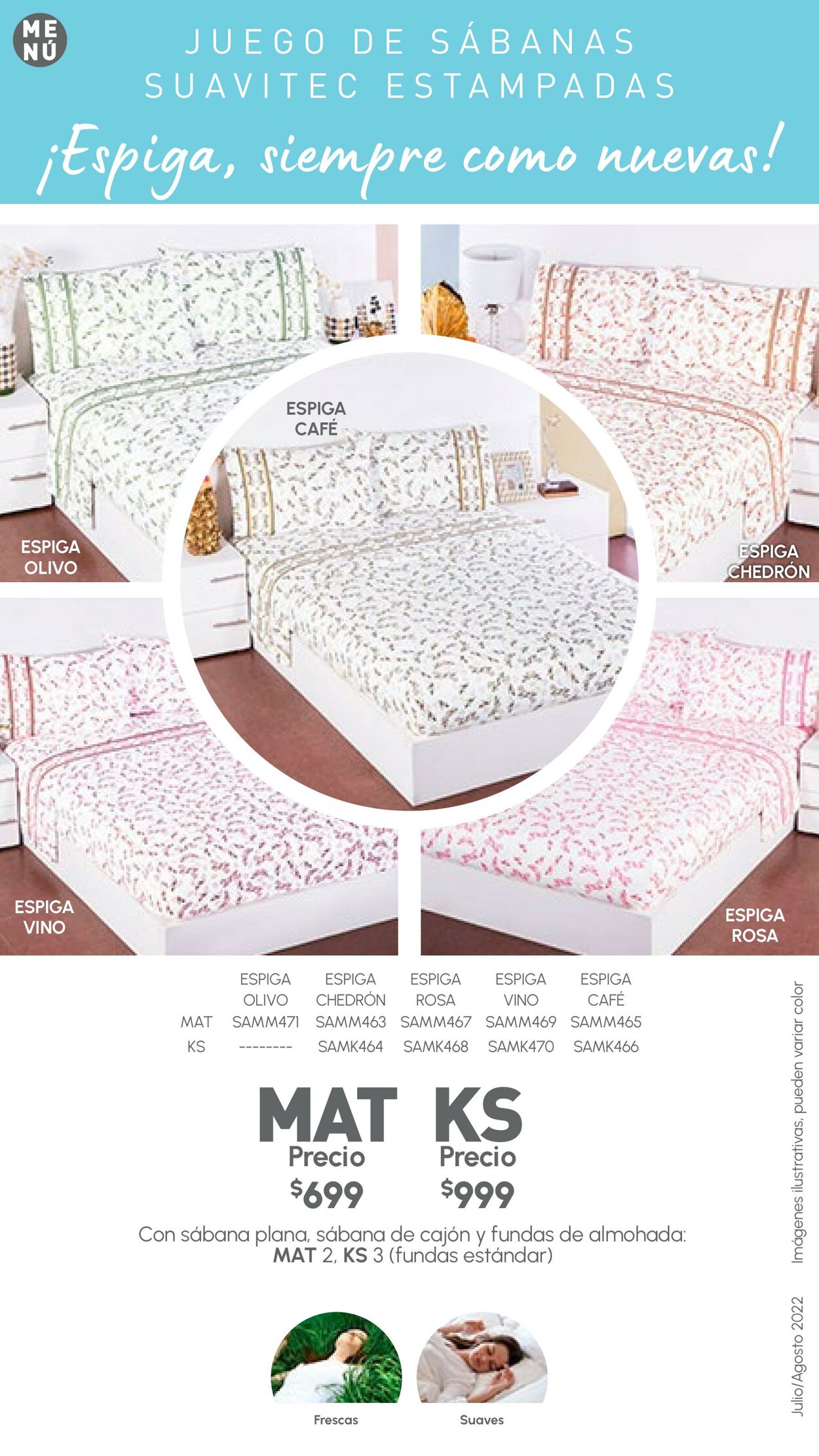 Catálogo Colchas Concord 01.07.2022 - 31.08.2022