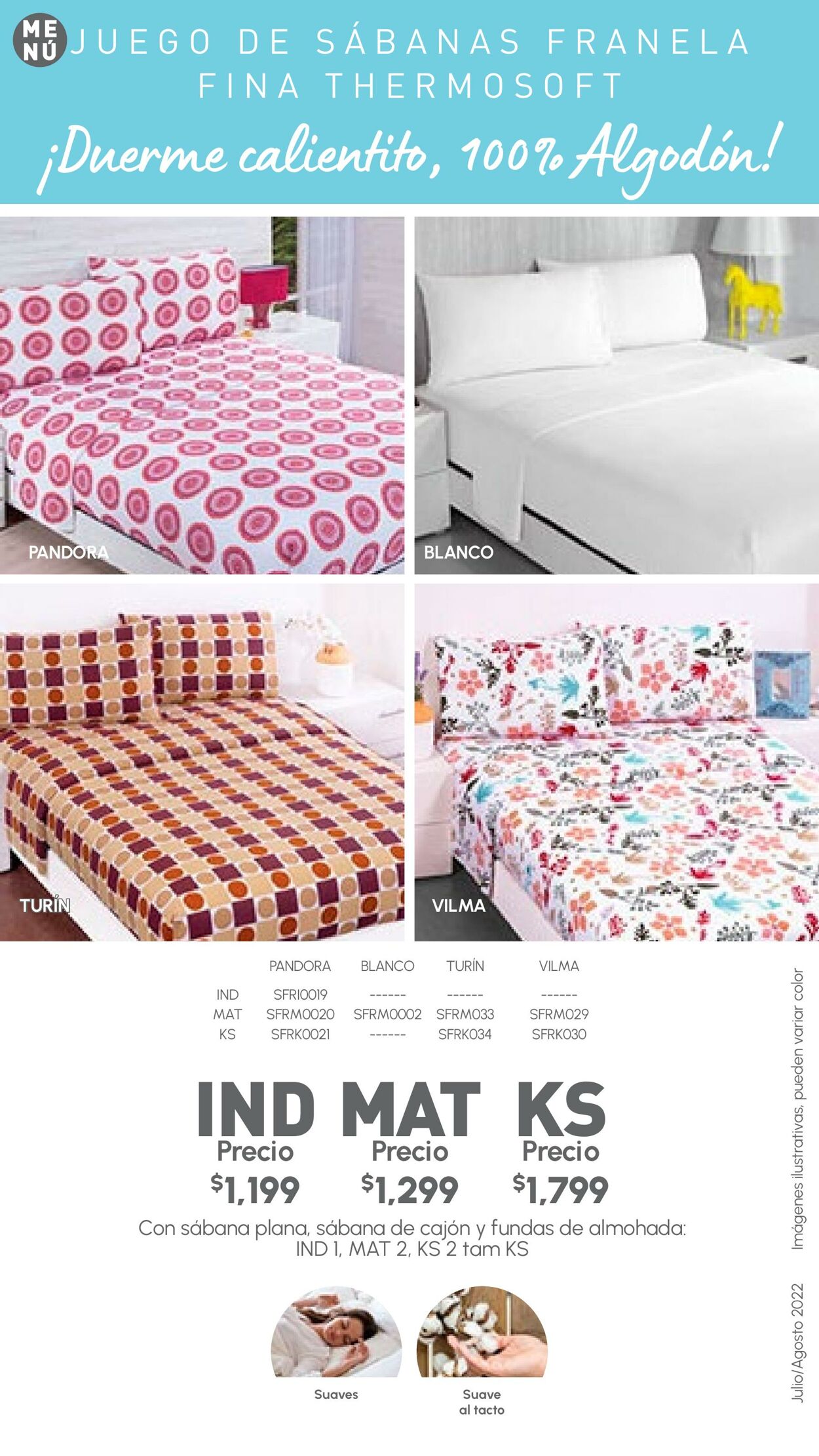 Catálogo Colchas Concord 01.07.2022 - 31.08.2022