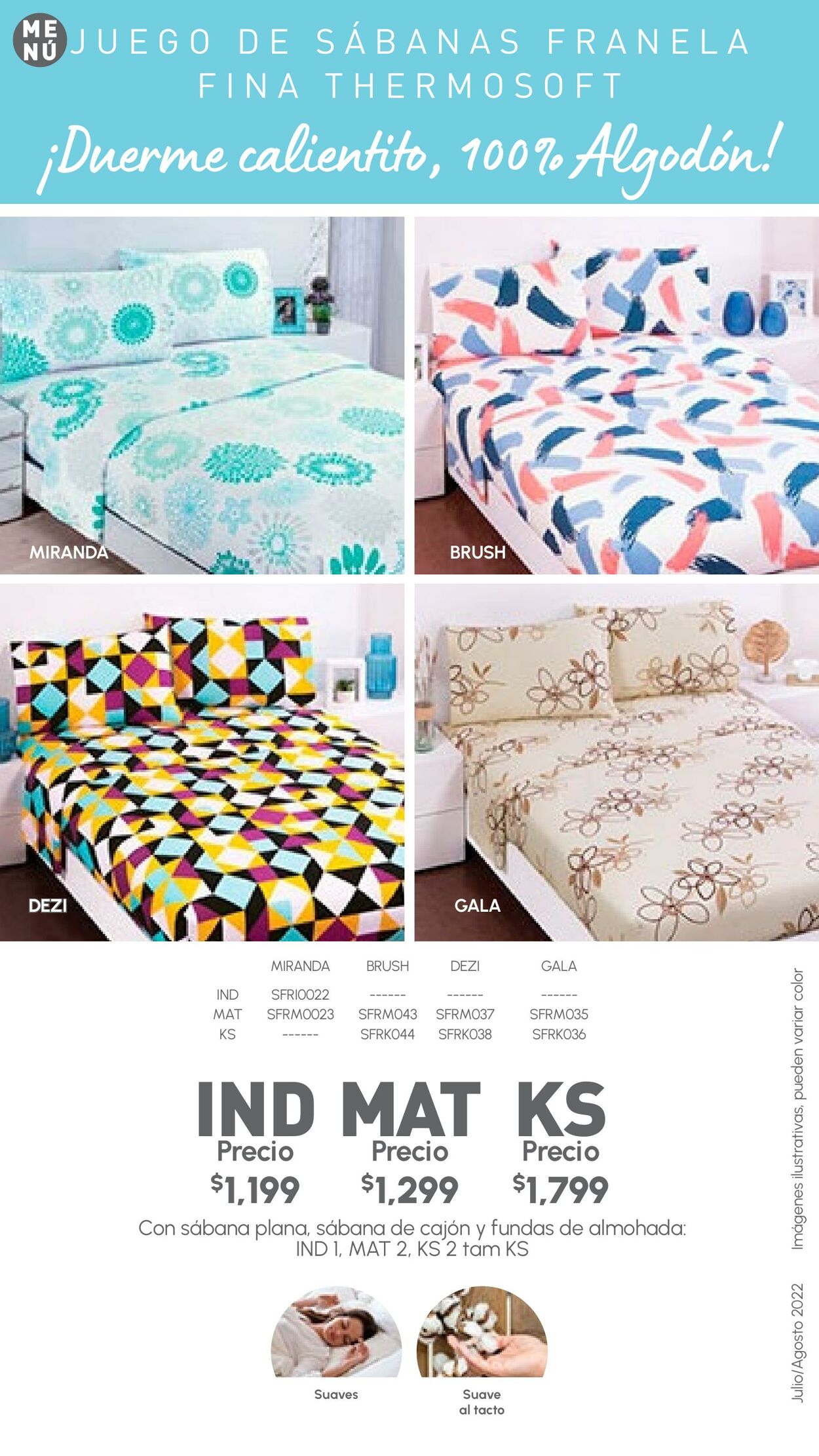 Catálogo Colchas Concord 01.07.2022 - 31.08.2022