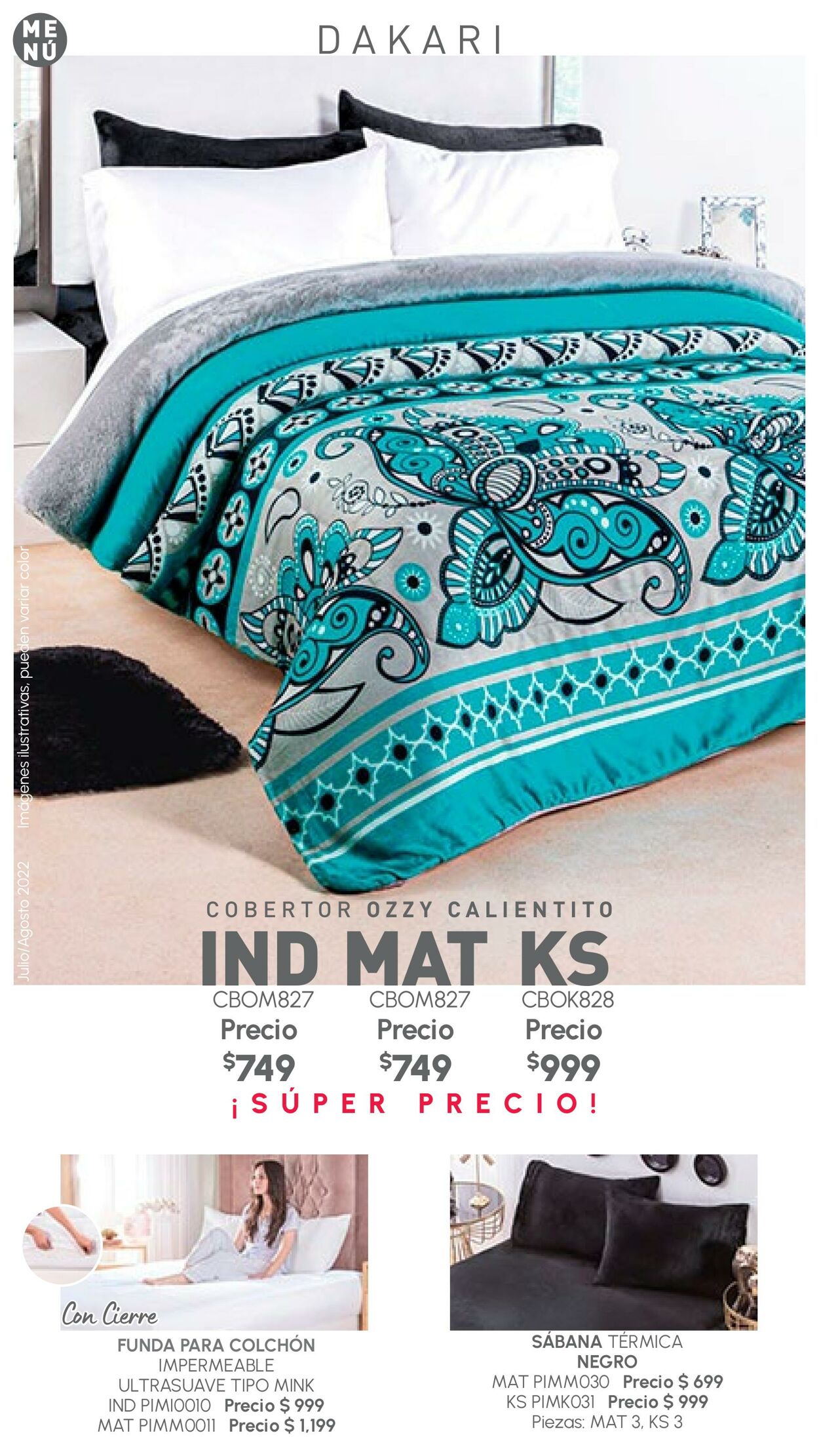 Catálogo Colchas Concord 01.07.2022 - 31.08.2022