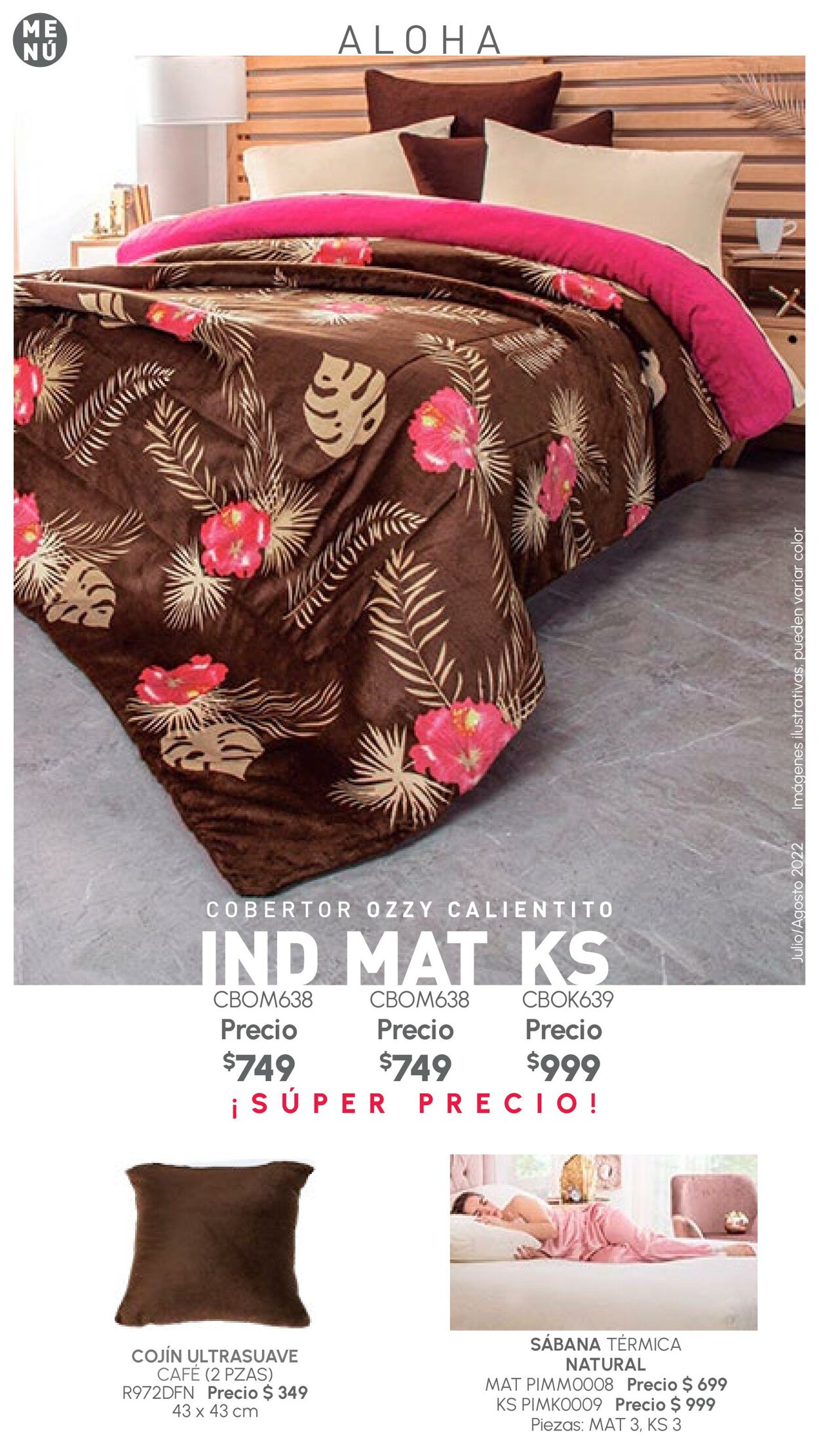 Catálogo Colchas Concord 01.07.2022 - 31.08.2022