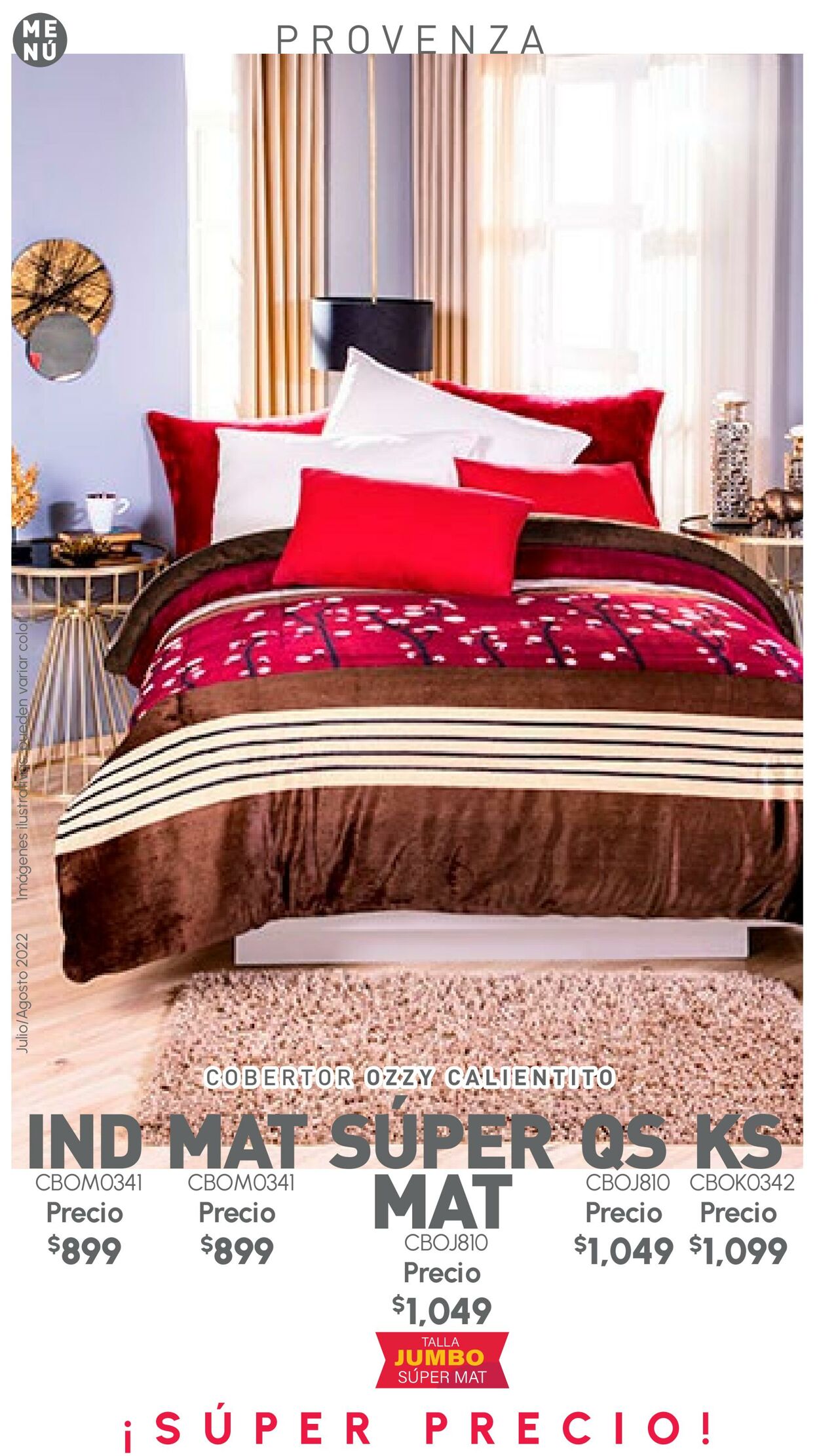 Catálogo Colchas Concord 01.07.2022 - 31.08.2022