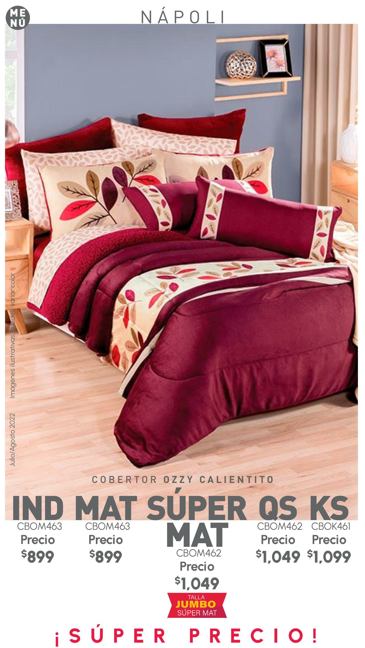 Catálogo Colchas Concord 01.07.2022 - 31.08.2022