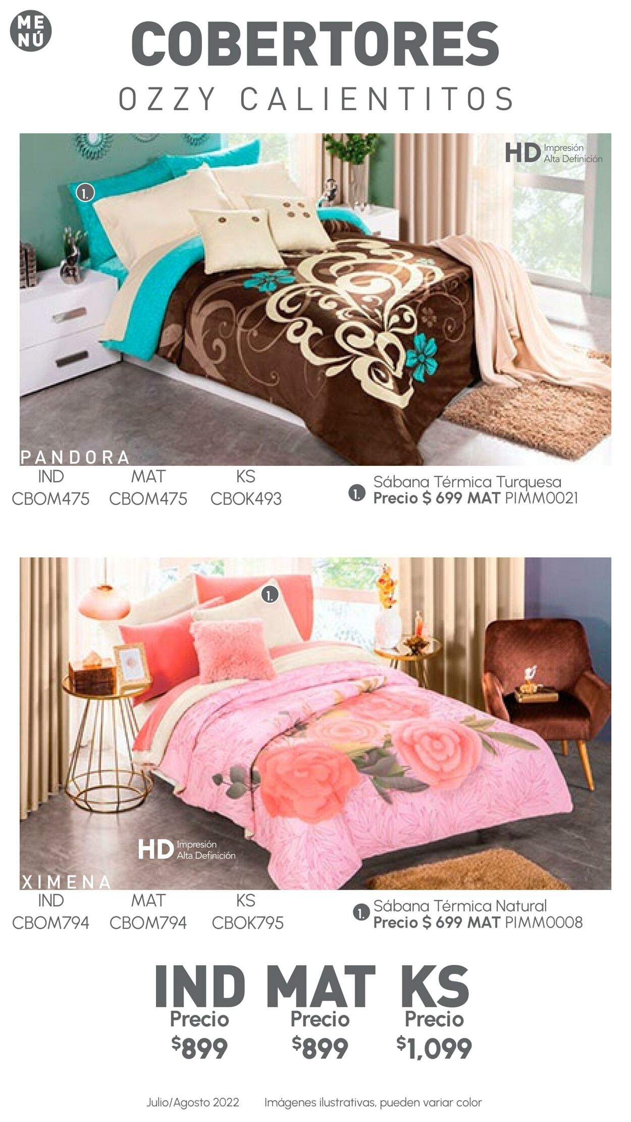 Catálogo Colchas Concord 01.07.2022 - 31.08.2022