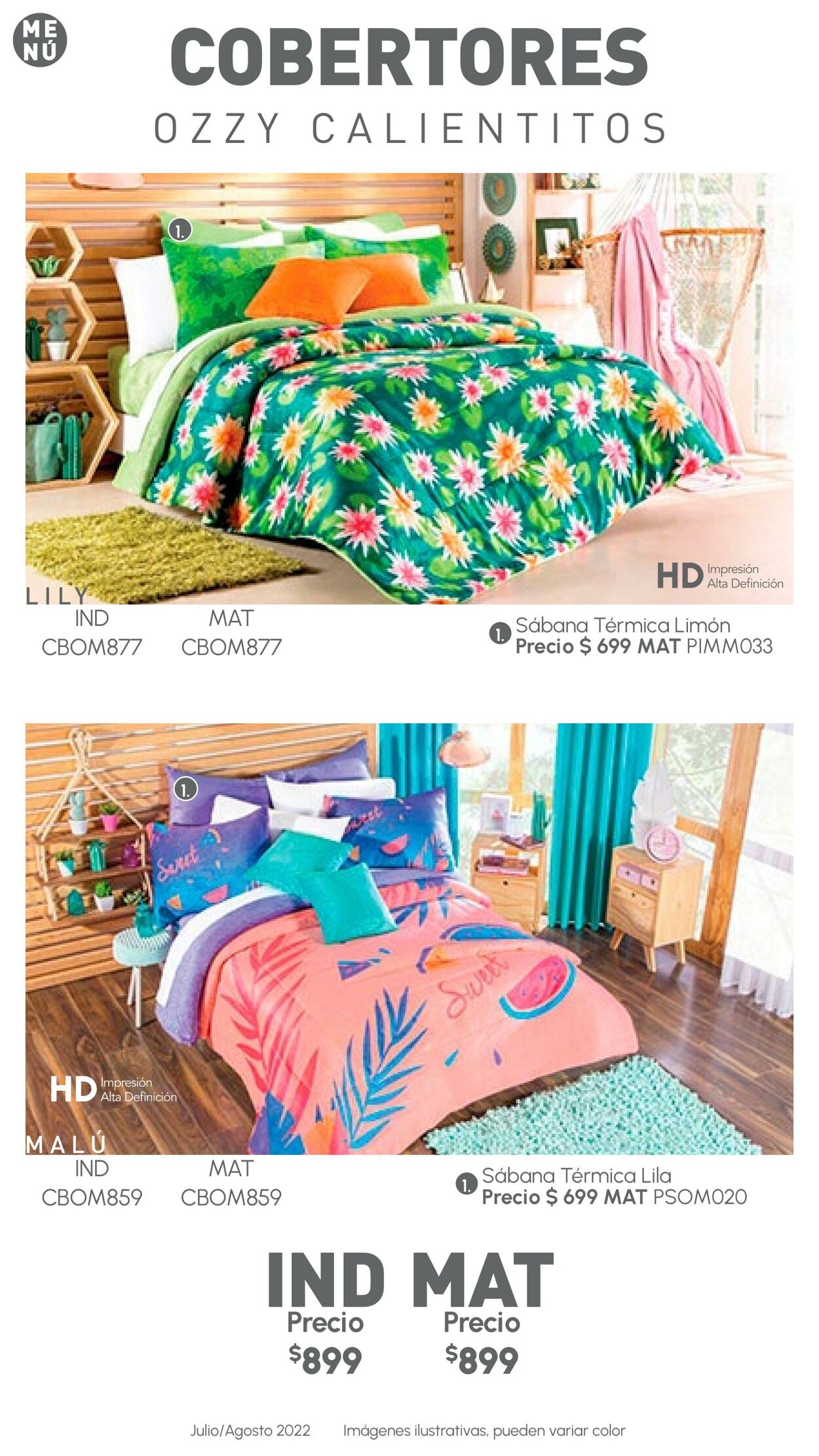 Catálogo Colchas Concord 01.07.2022 - 31.08.2022