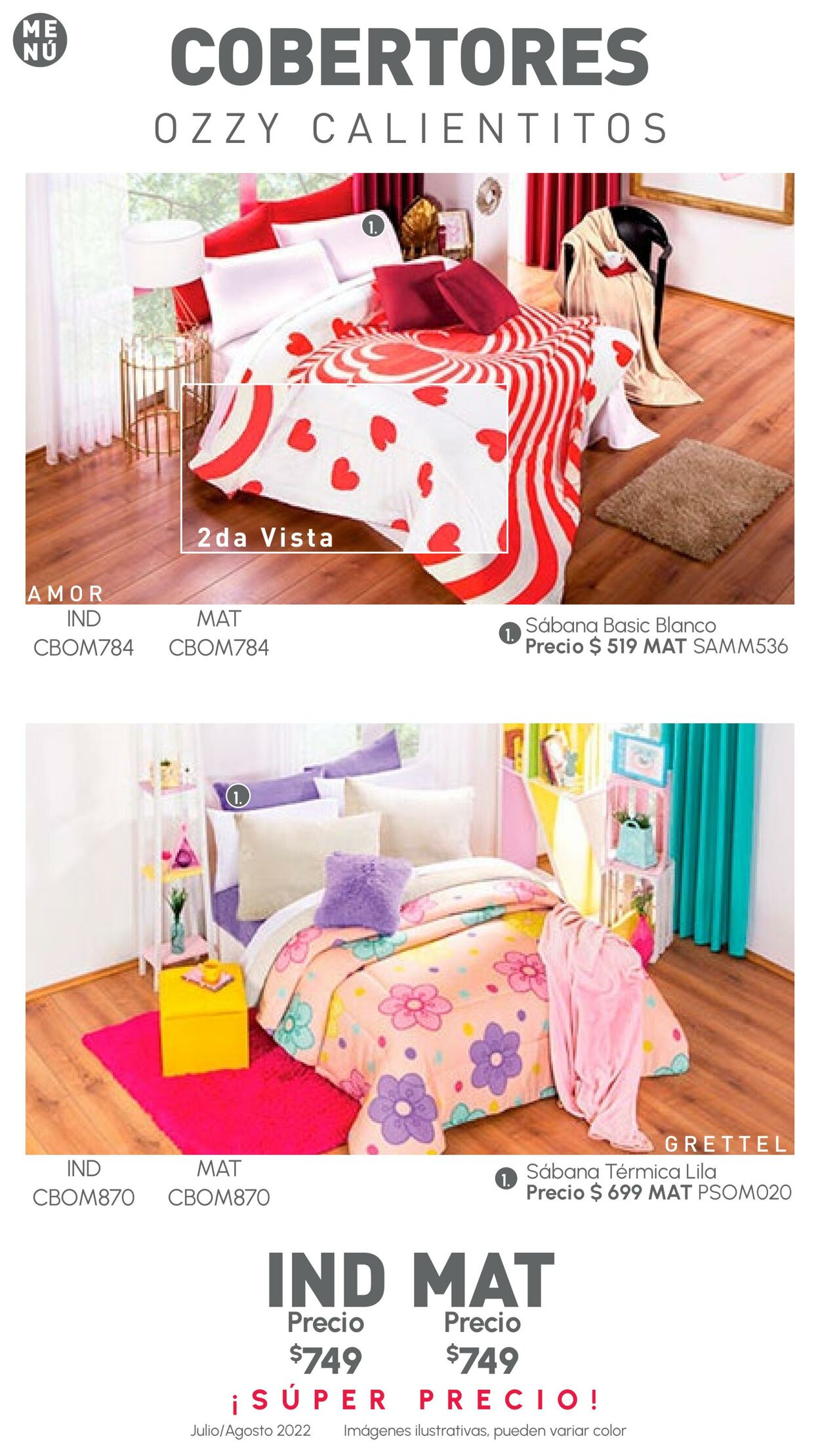 Catálogo Colchas Concord 01.07.2022 - 31.08.2022