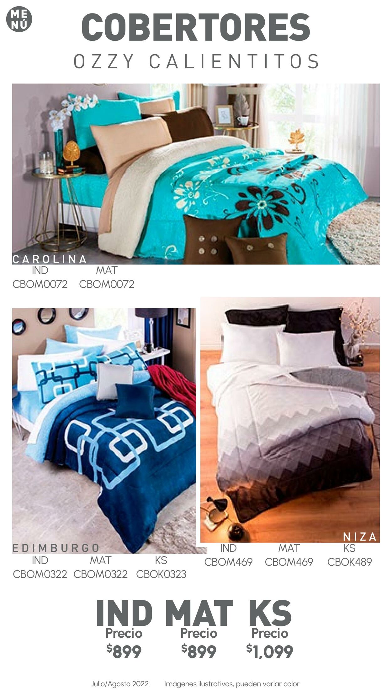Catálogo Colchas Concord 01.07.2022 - 31.08.2022