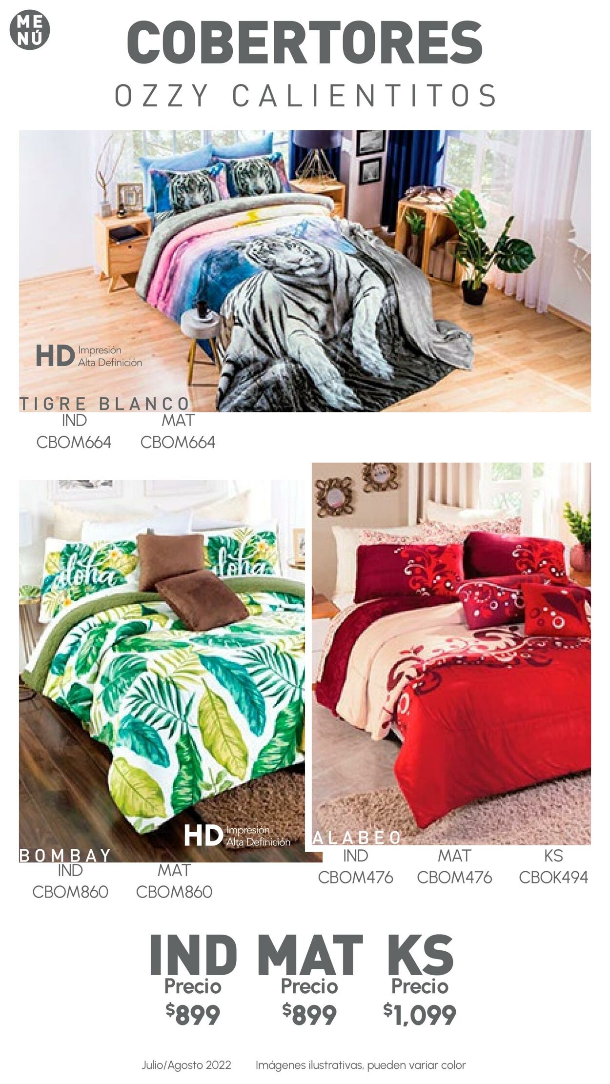 Catálogo Colchas Concord 01.07.2022 - 31.08.2022