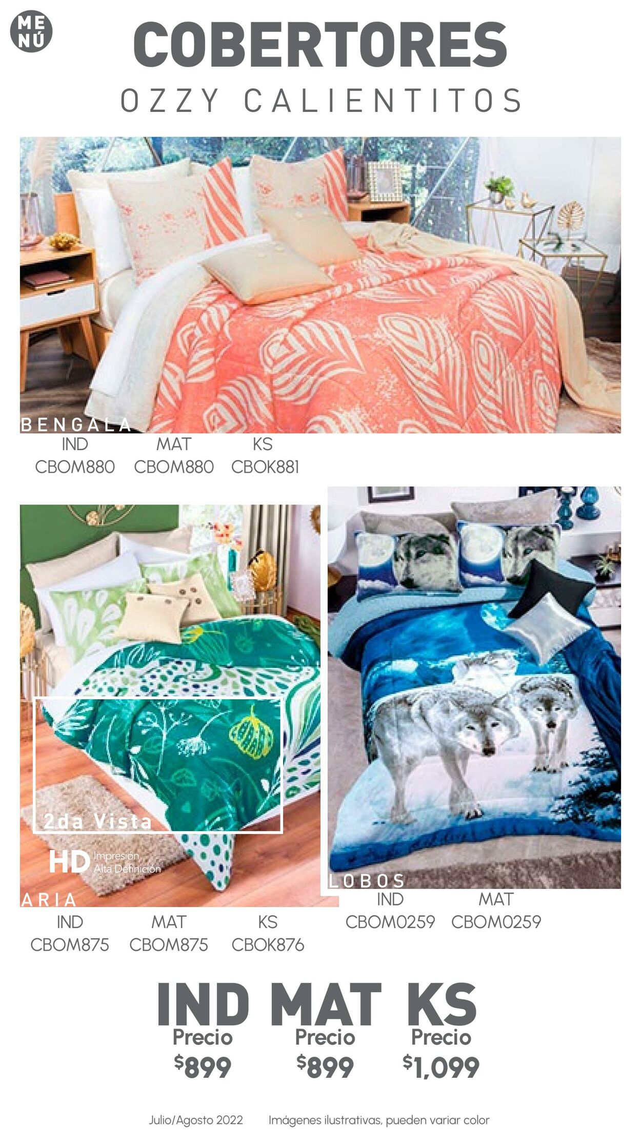 Catálogo Colchas Concord 01.07.2022 - 31.08.2022