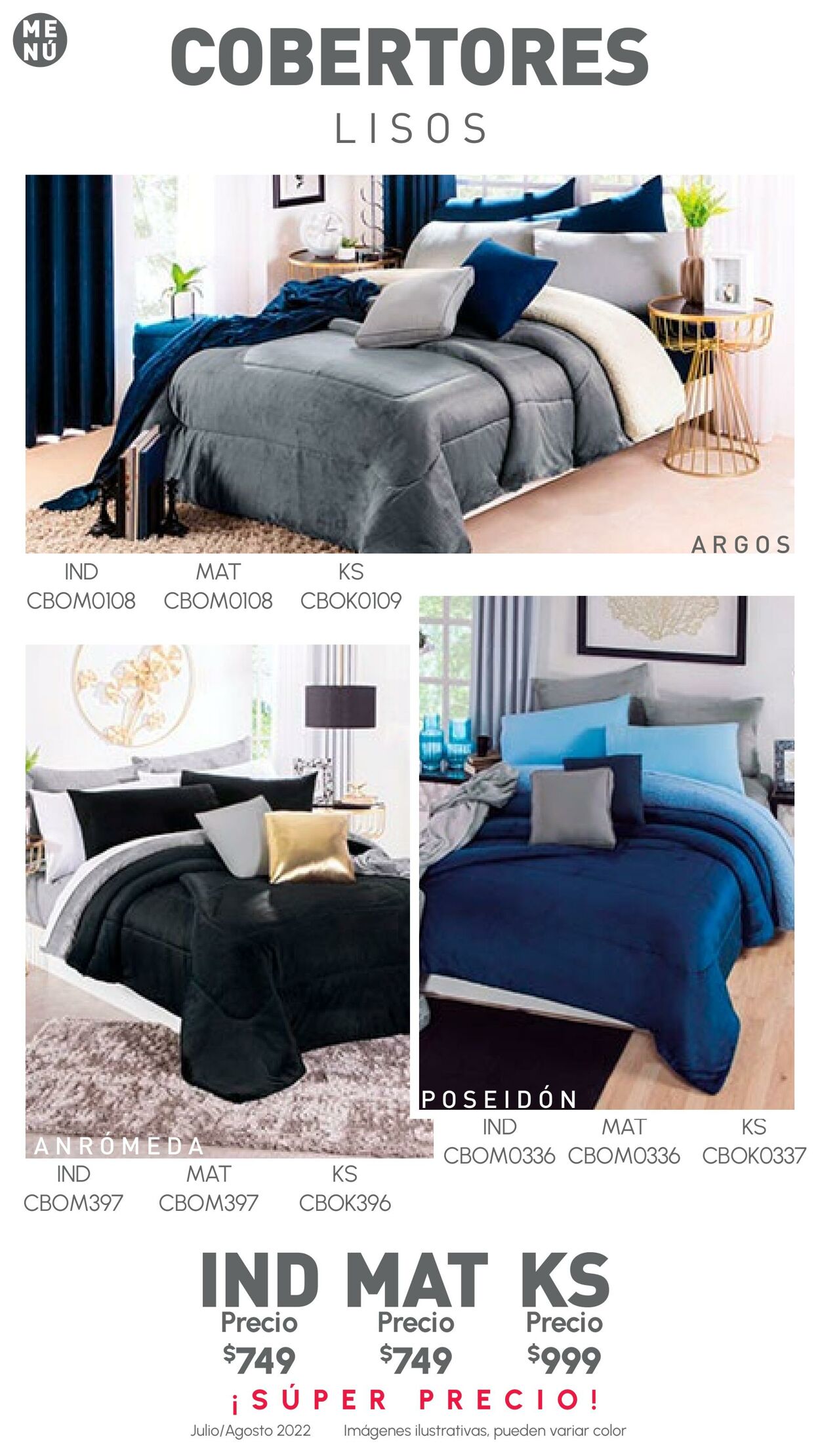 Catálogo Colchas Concord 01.07.2022 - 31.08.2022