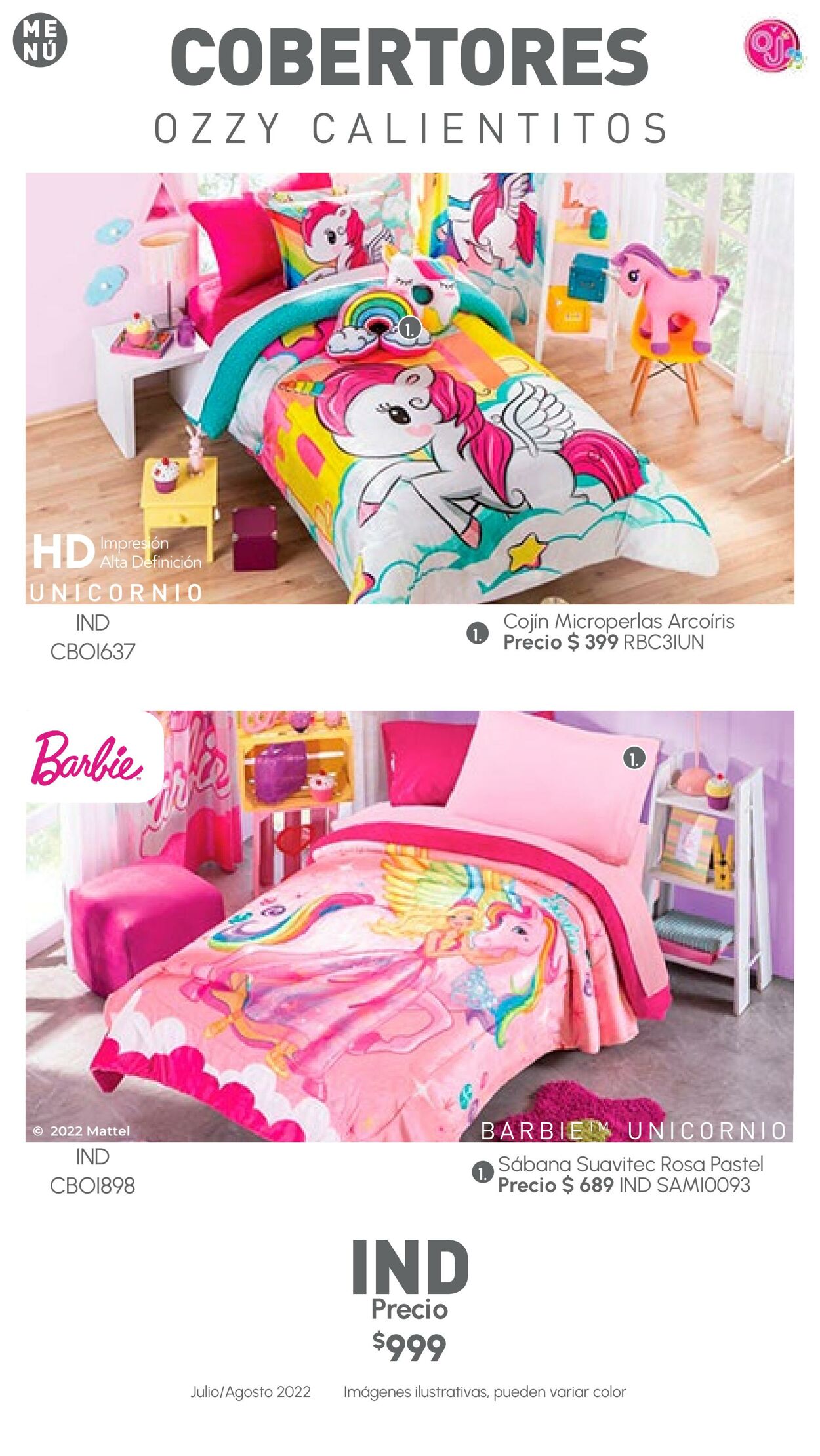 Catálogo Colchas Concord 01.07.2022 - 31.08.2022