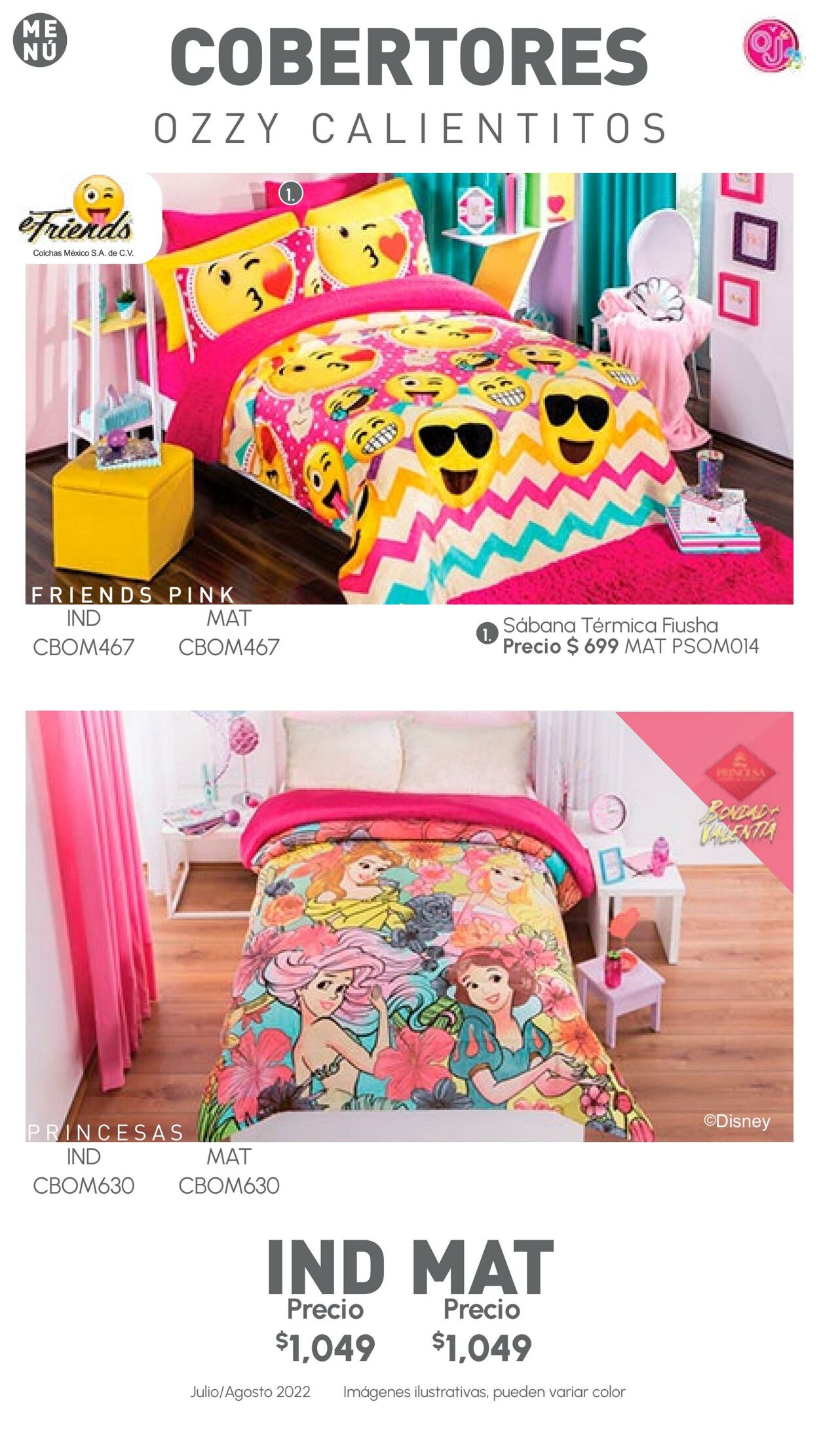 Catálogo Colchas Concord 01.07.2022 - 31.08.2022