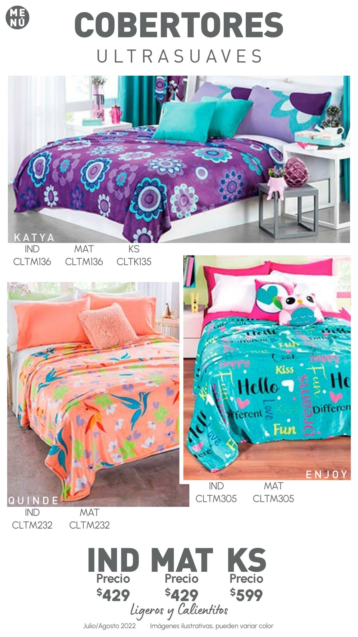 Catálogo Colchas Concord 01.07.2022 - 31.08.2022