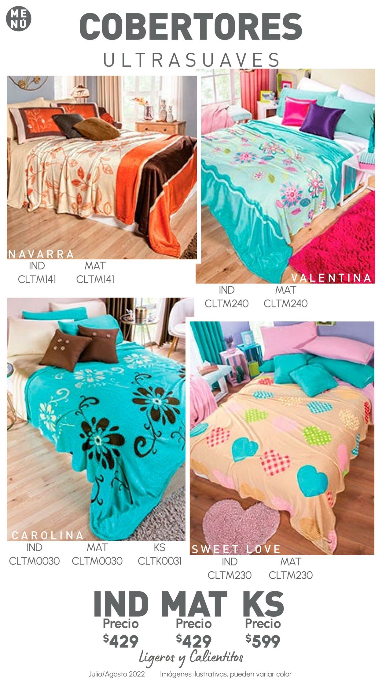 Catálogo Colchas Concord 01.07.2022 - 31.08.2022