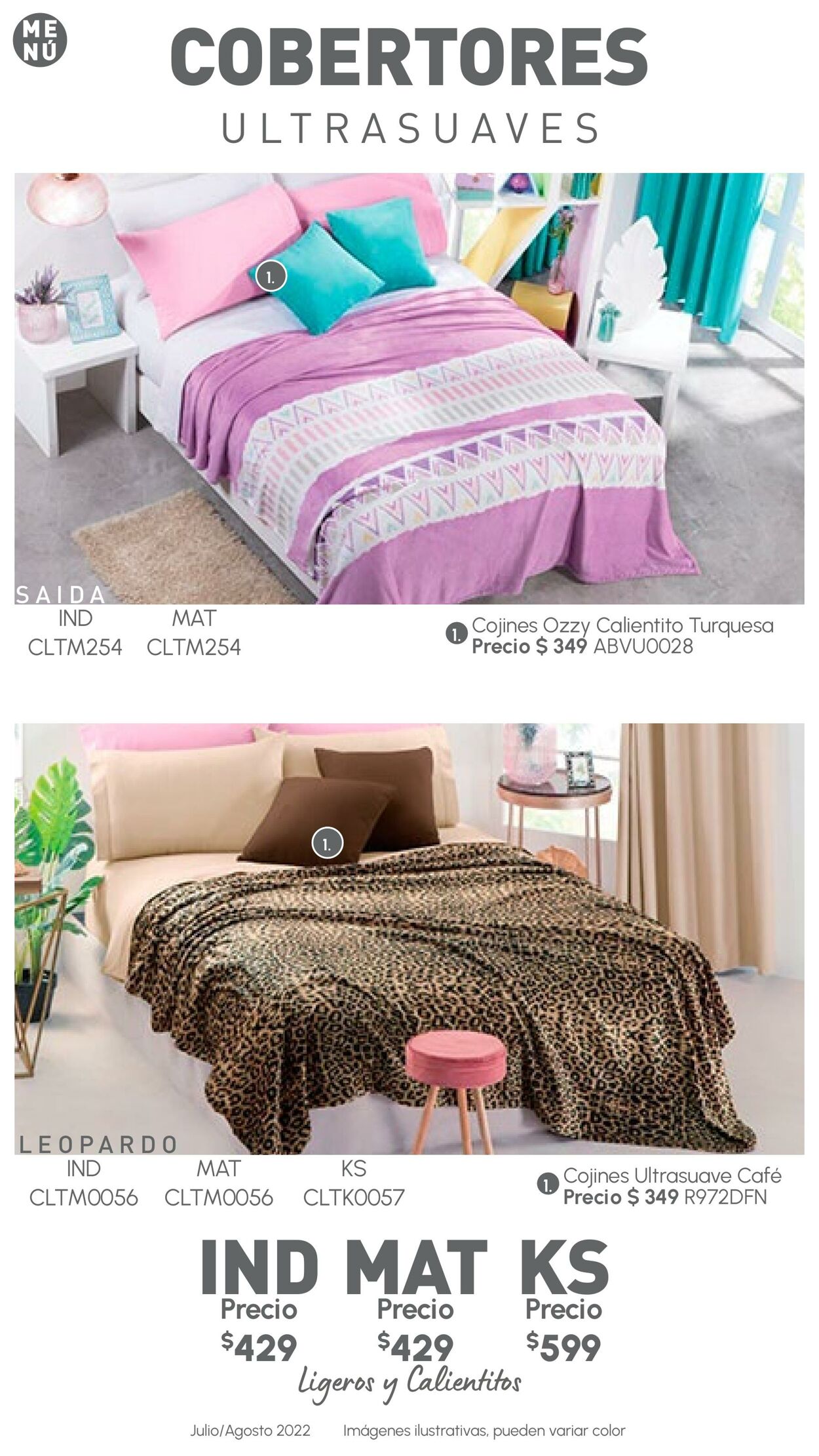 Catálogo Colchas Concord 01.07.2022 - 31.08.2022