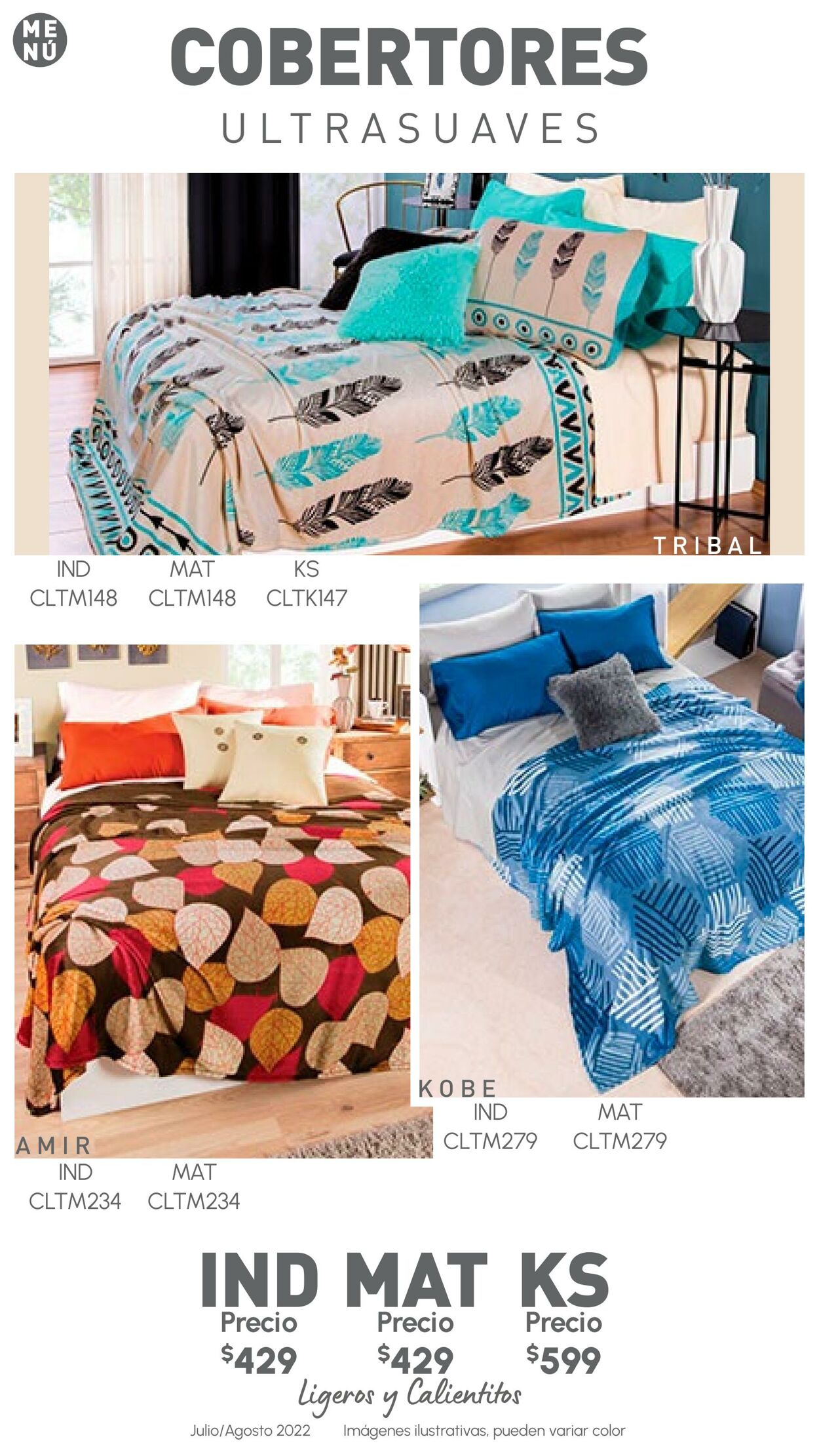 Catálogo Colchas Concord 01.07.2022 - 31.08.2022