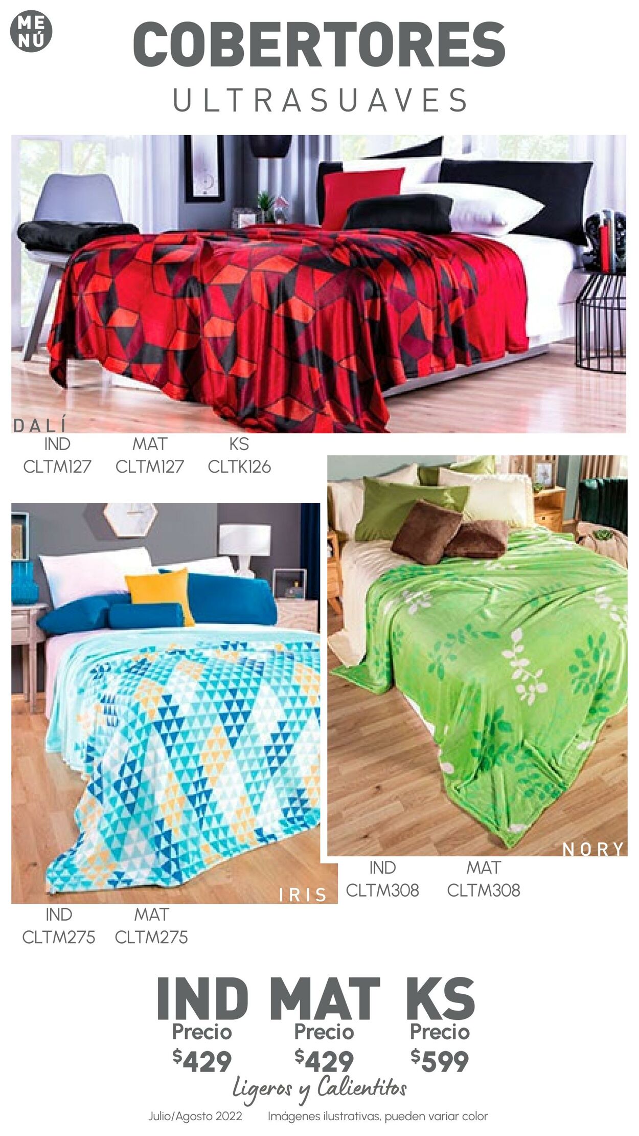 Catálogo Colchas Concord 01.07.2022 - 31.08.2022