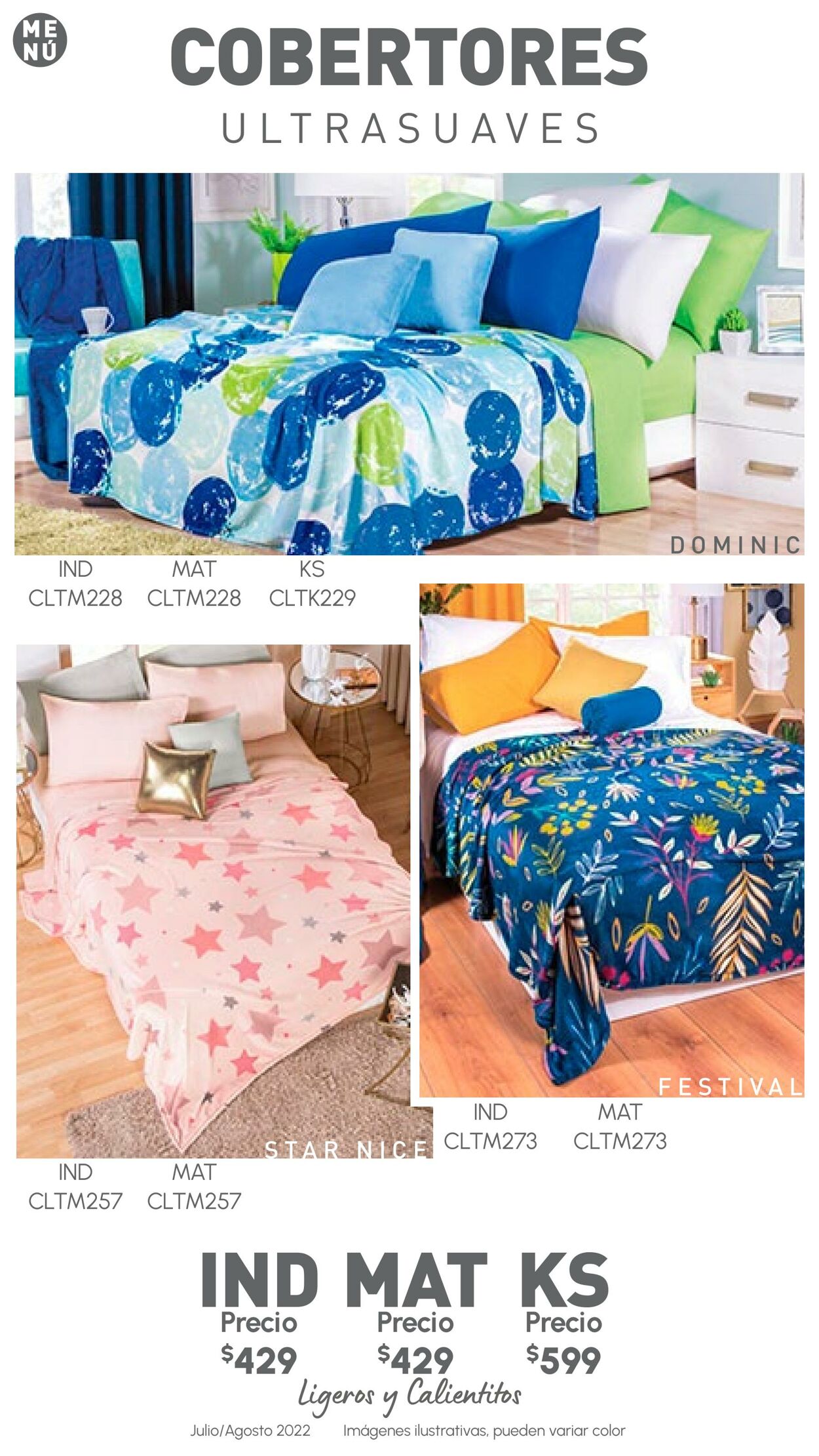 Catálogo Colchas Concord 01.07.2022 - 31.08.2022