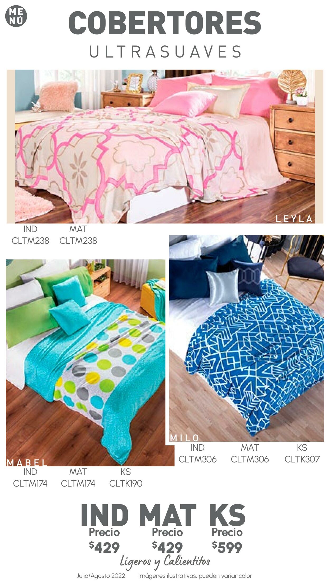 Catálogo Colchas Concord 01.07.2022 - 31.08.2022
