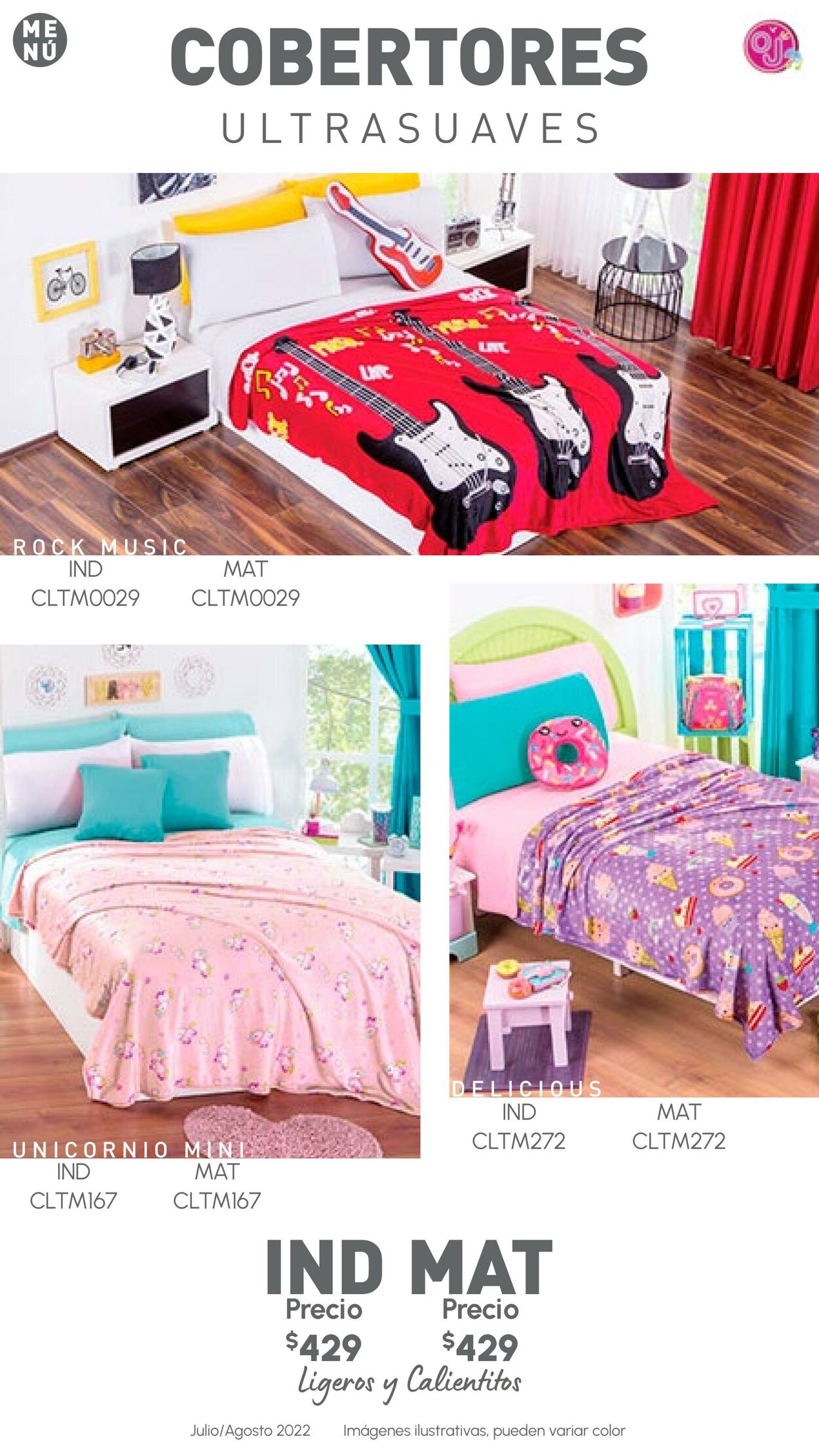 Catálogo Colchas Concord 01.07.2022 - 31.08.2022
