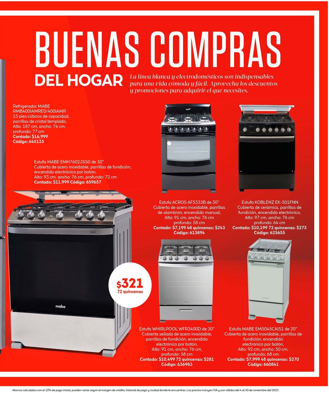 Catálogo Coppel 01.11.2023 - 30.11.2023