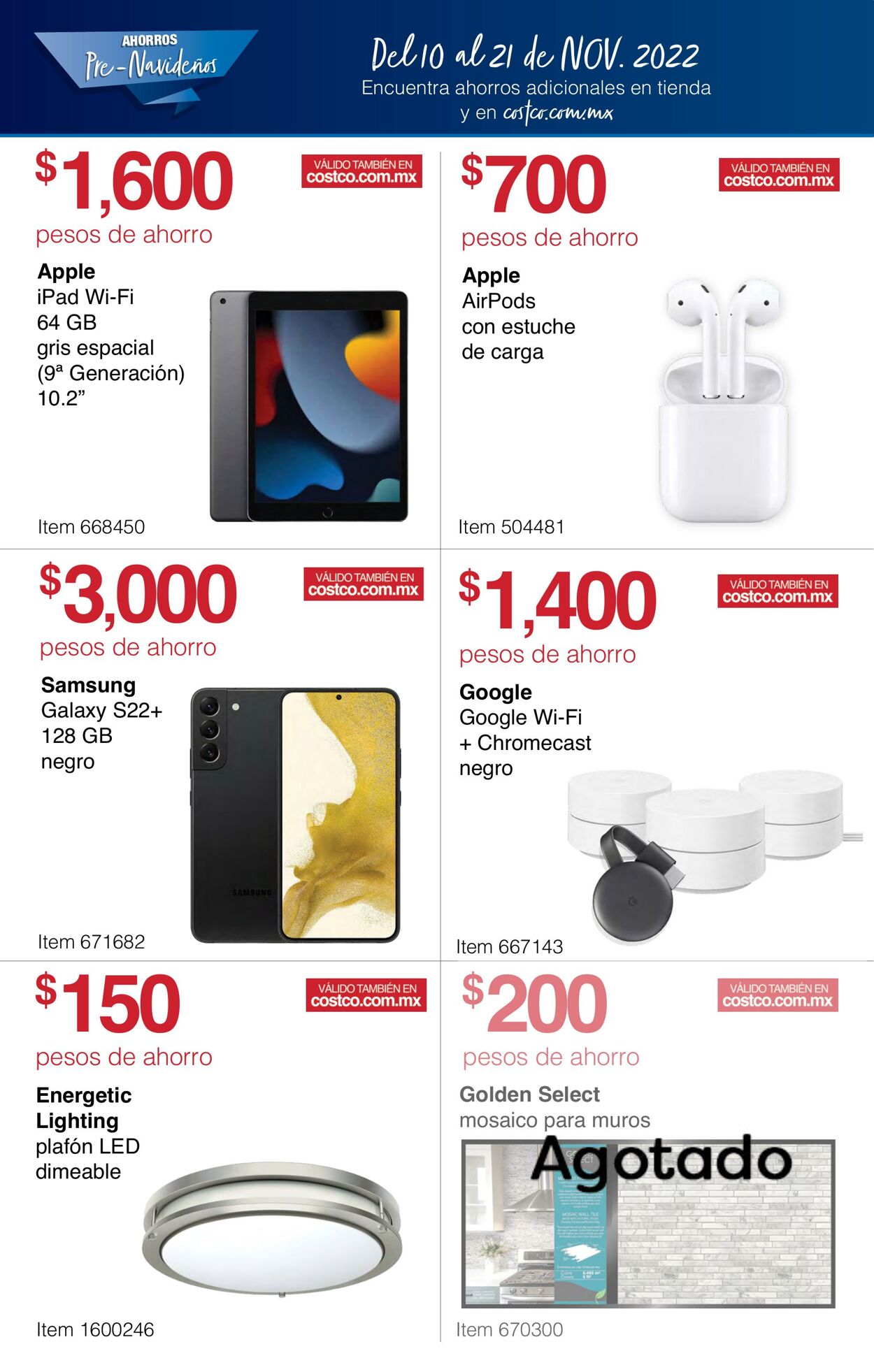 Catálogo Costco 17.11.2022 - 24.11.2022