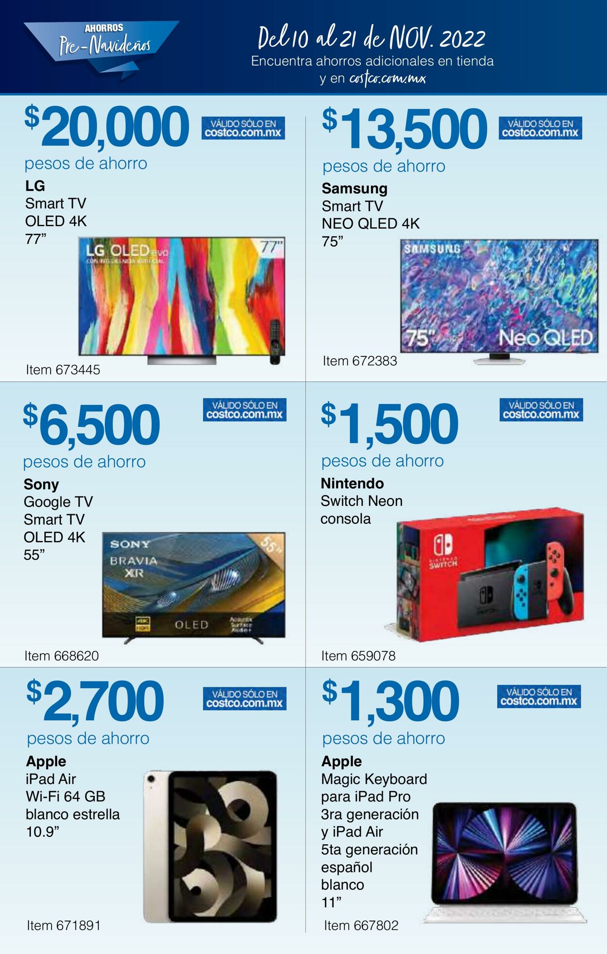 Catálogo Costco 17.11.2022 - 24.11.2022