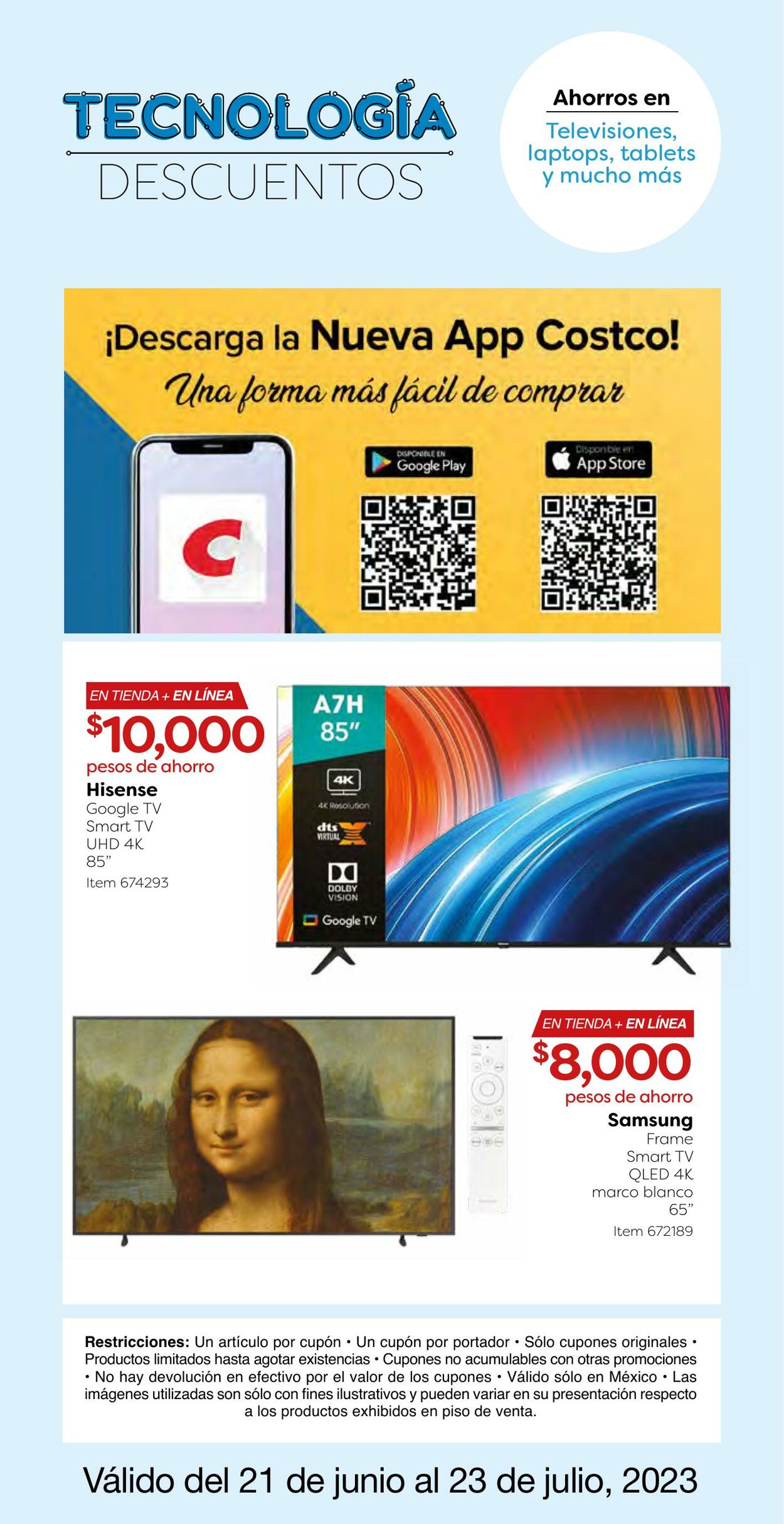 Catálogo Costco 21.06.2023 - 23.07.2023