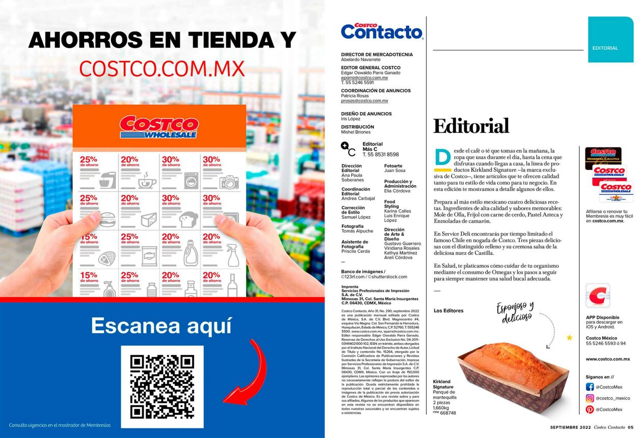 Catálogo Costco 01.09.2022 - 30.09.2022