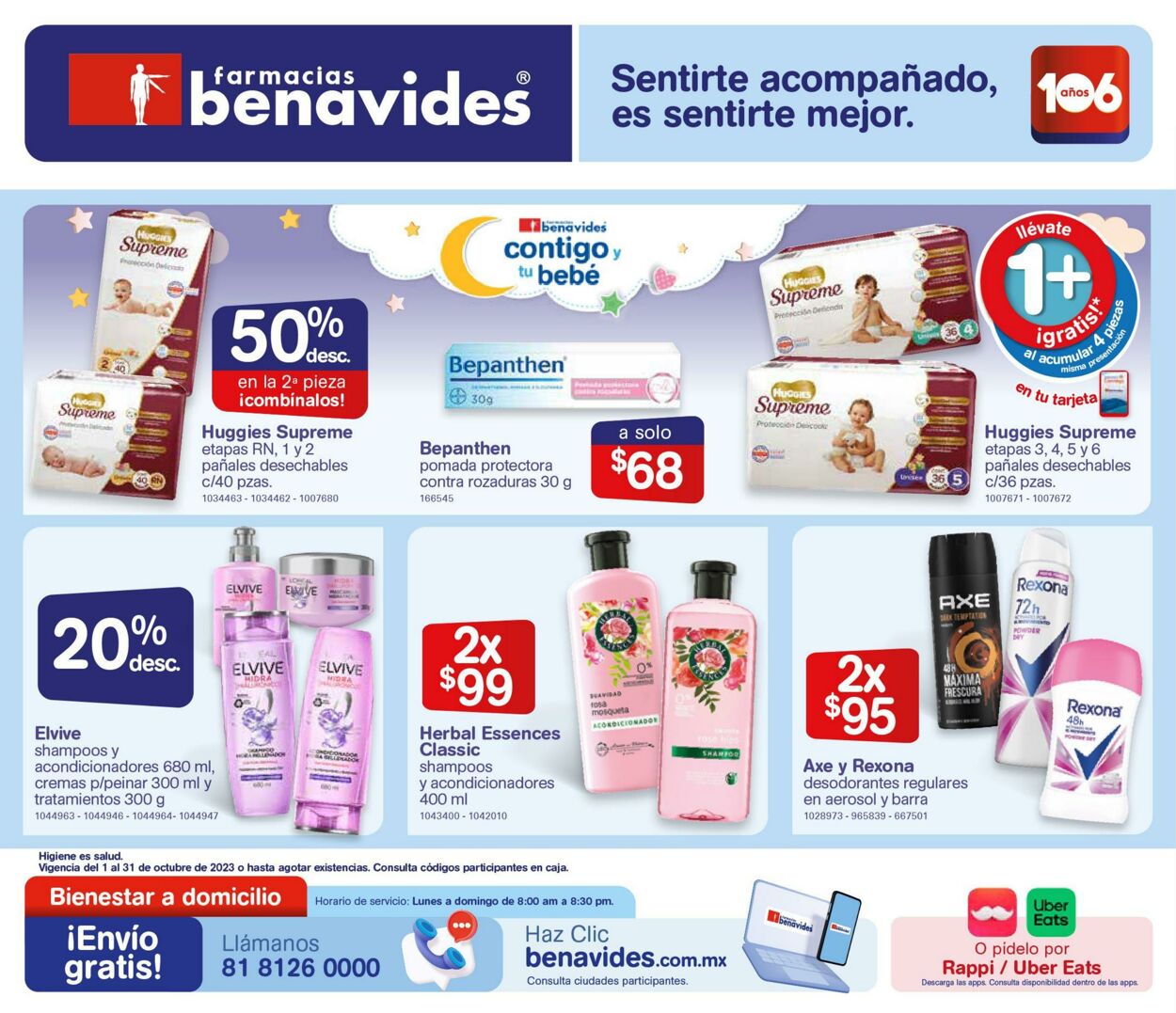 Catálogo Farmacia Benavides 10.10.2023 - 31.10.2023