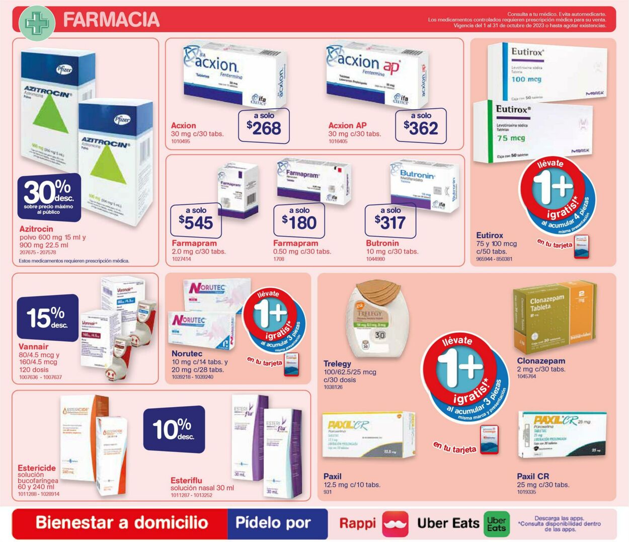 Catálogo Farmacia Benavides 10.10.2023 - 31.10.2023