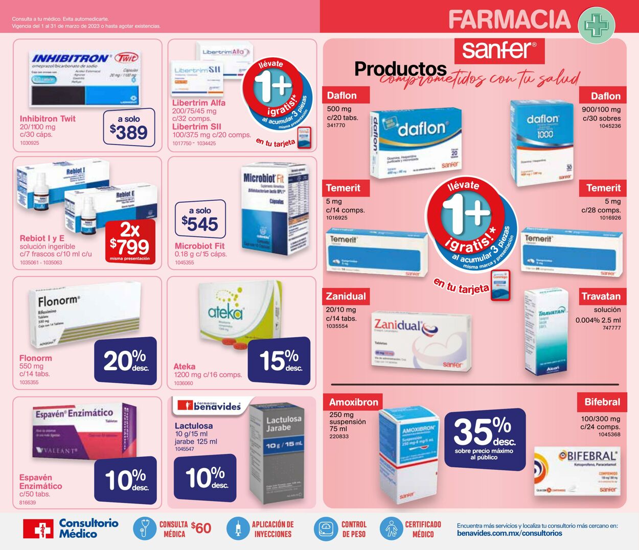 Catálogo Farmacia Benavides 01.03.2023 - 31.03.2023